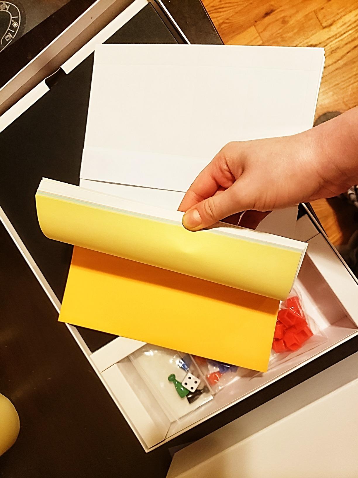 Create Your Own Opoly Board Game - Blank Game Board with Board Game Accessories, Blank Cards, Property Cards - Ideal for DIY Family Games, Creative Projects customer photo 1