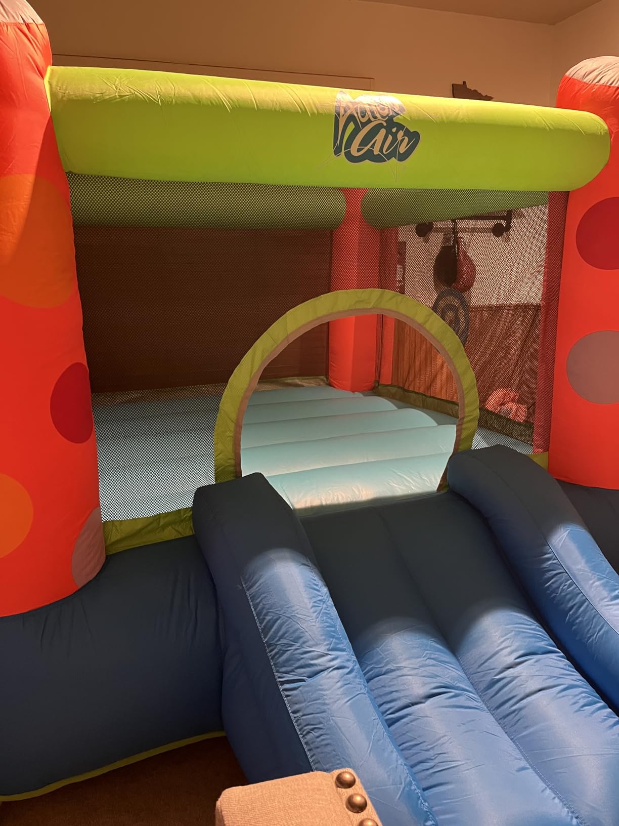 ACTION AIR Bounce House, Inflatable Bounce House with Air Blower, Bouncy Castle with Durable Sewn and Extra Thick, Family Backyard Jump House, Great Gift for Kids customer photo 2