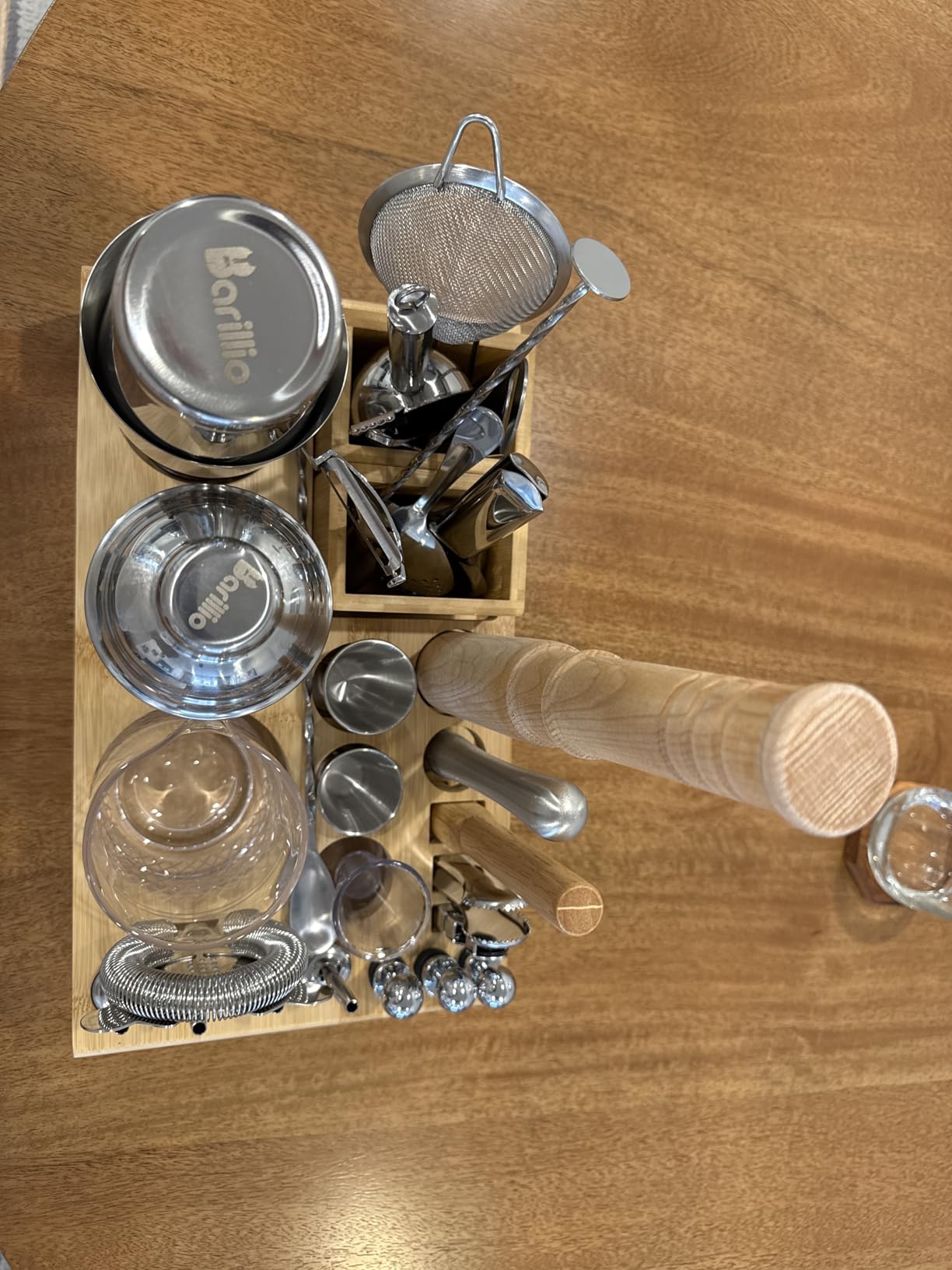 Barillio Bar Tool Set Pro Edition - Stainless-Steel Cocktail Shaker Set - Mixology Bartender Kit w/Boston Shaker, 32-Pc Bar Kit customer photo 2