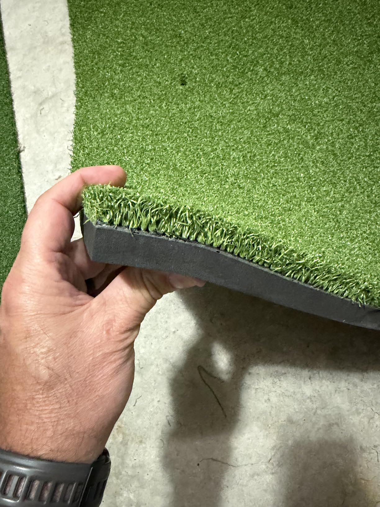 GoSports Elite Golf Hitting Mat for Indoor and Outdoor Practice - Heavy-Duty Turf Driving Range Mats Works with Golf Simulators - Includes 3 tees customer photo 2