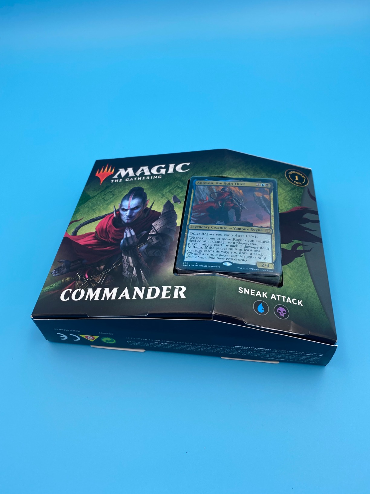 Magic: The Gathering Zendikar Rising Commander Deck - Sneak Attack | 100 Card Ready-to-Play Deck | 1 Foil Commander | Blue-Black customer photo 2