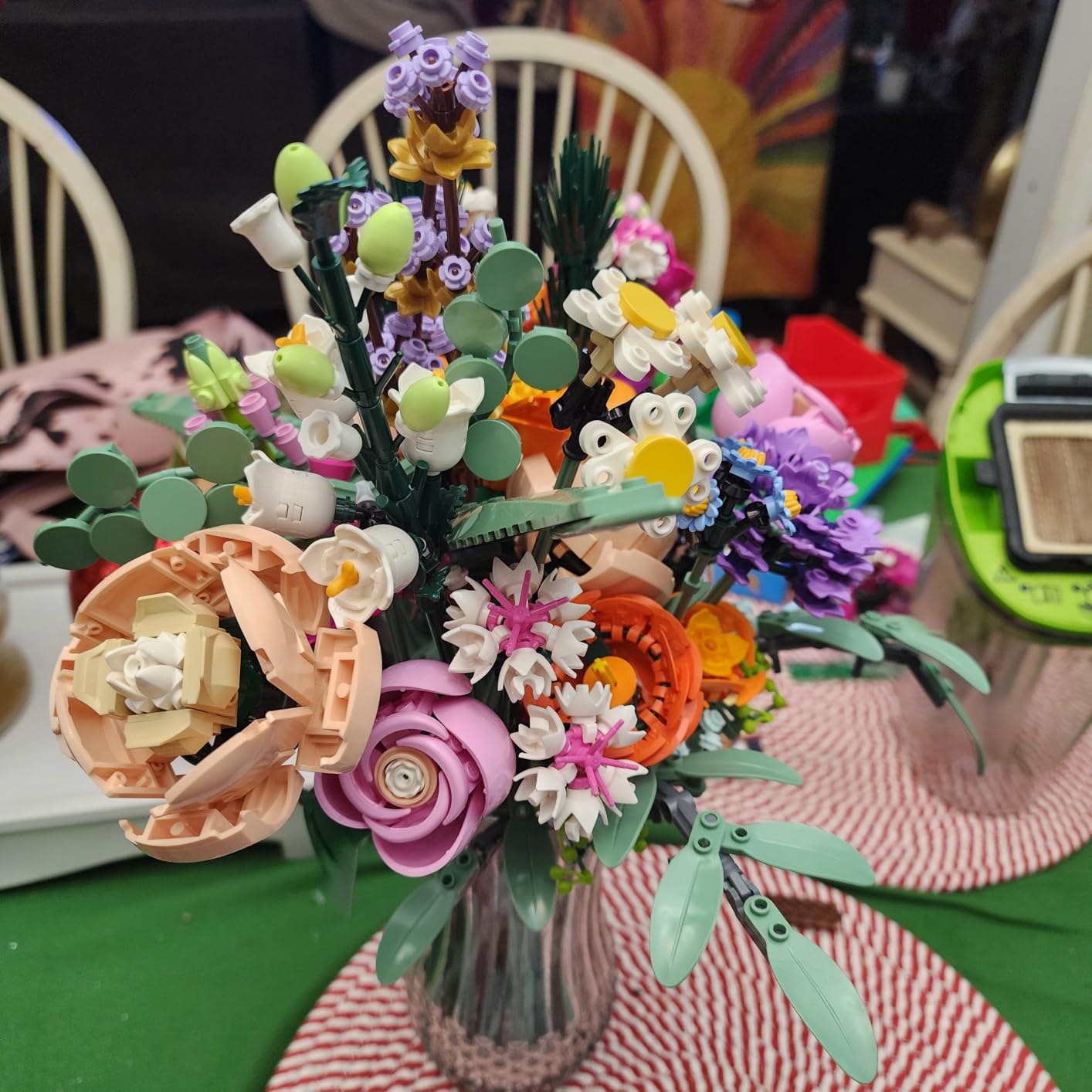 LEGO Botanicals Flower Bouquet Building Set - Artificial Flowers for Decoration for Home and Display, Ages 18+ (10280) customer photo 1