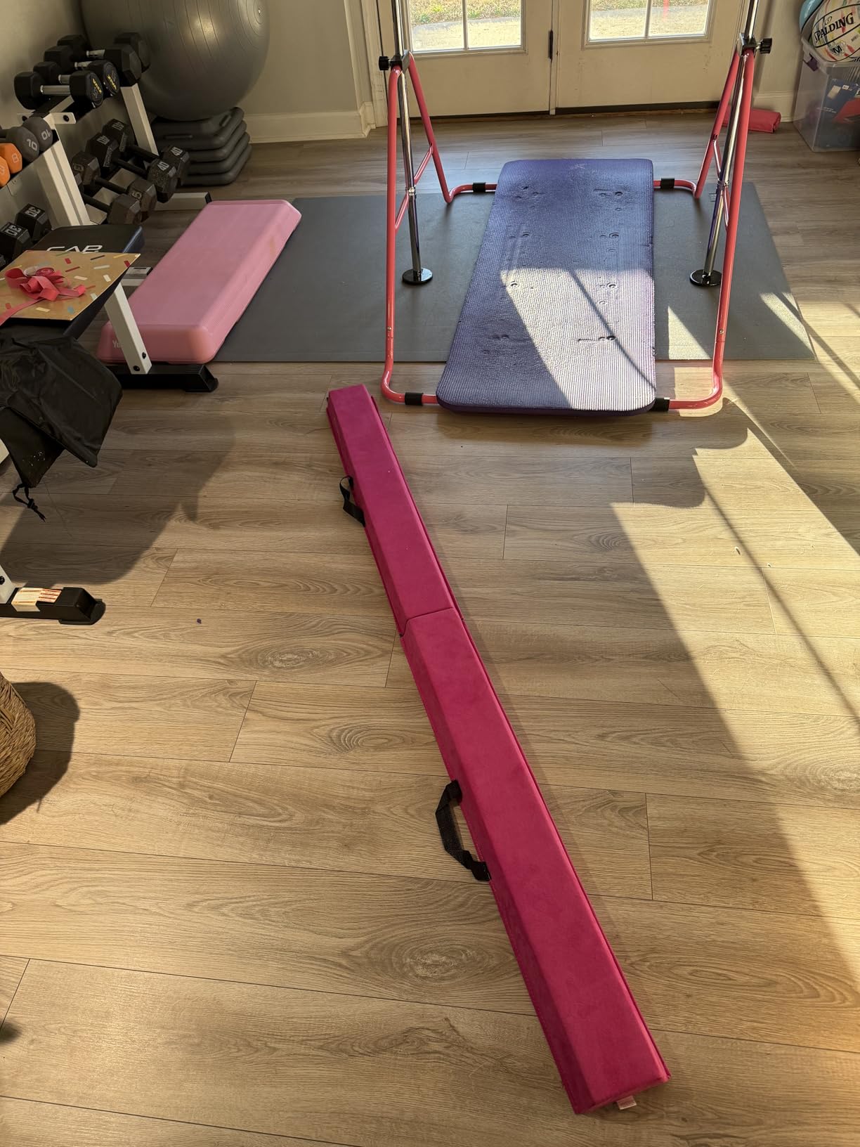 Marfula 6 FT / 8 FT / 9 FT Folding Gymnastics Beam Foam Balance Floor Beam customer photo 1