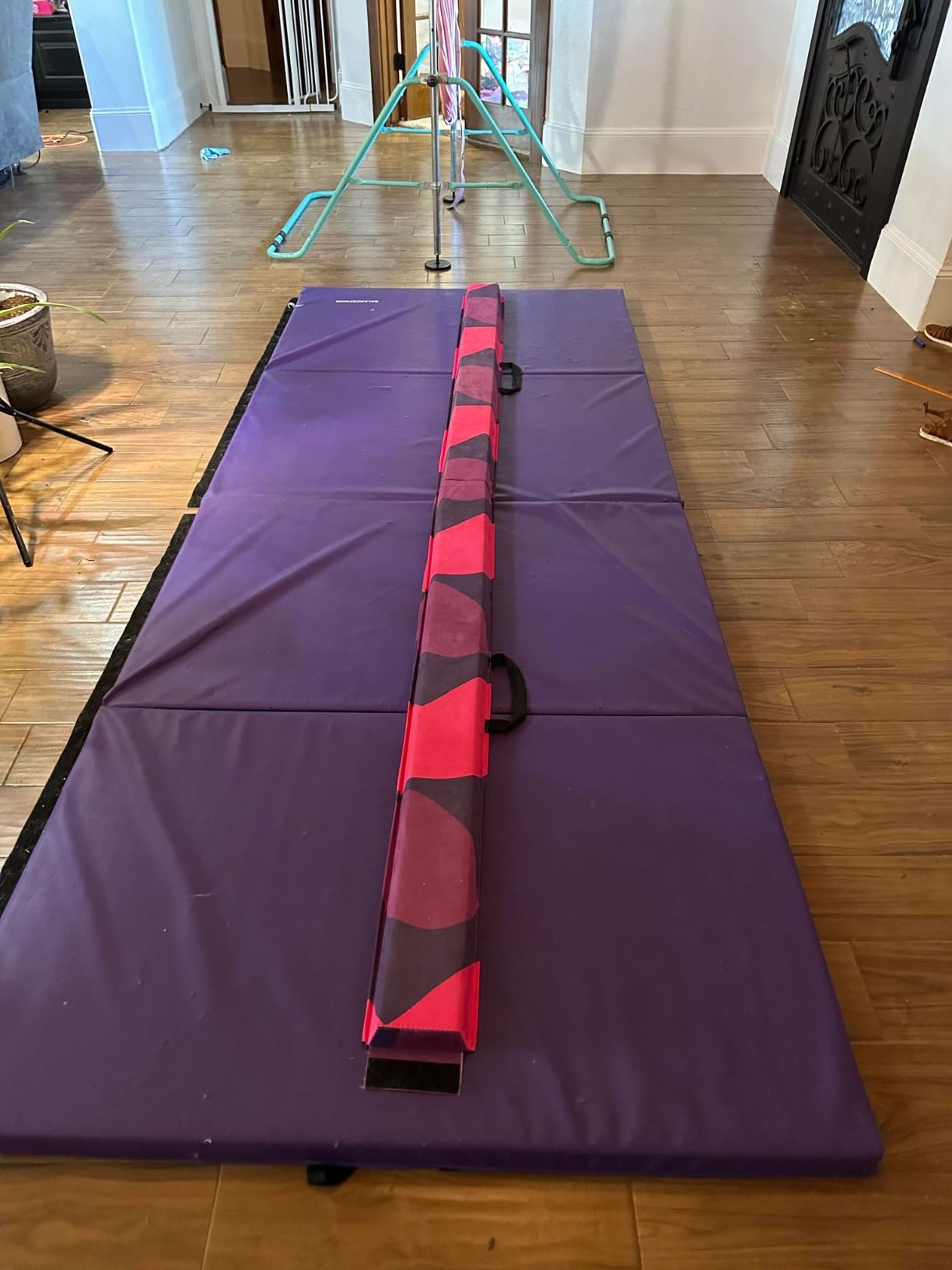 Marfula 6 FT / 8 FT / 9 FT Folding Gymnastics Beam Foam Balance Floor Beam customer photo 2