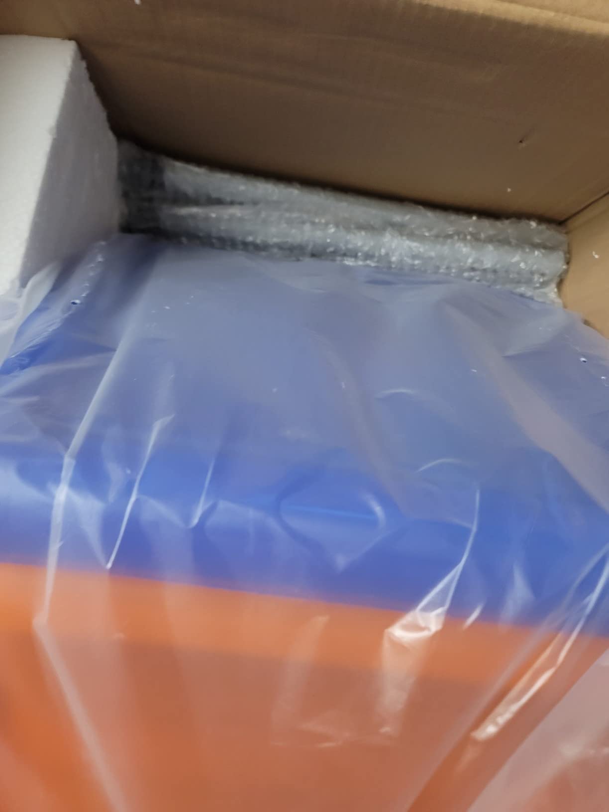Special Supplies Sensory Activity Table with Plastic Buckets and Beach Items for Interactive Learning - Water, Sand, and STEM Play (Two Buckets - Orange + Blue) customer photo 1