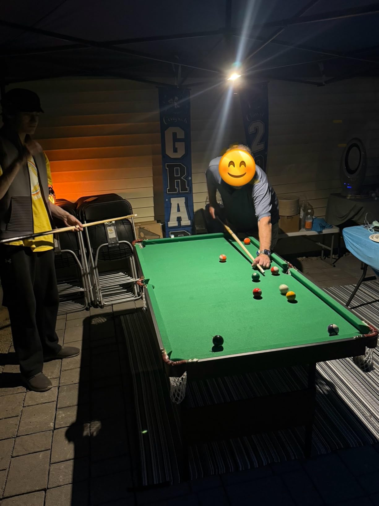 RACK Crucis 5.5-Foot Folding Billiard/Pool Table - Portable, Space-Saving & Foldable Design customer photo 1