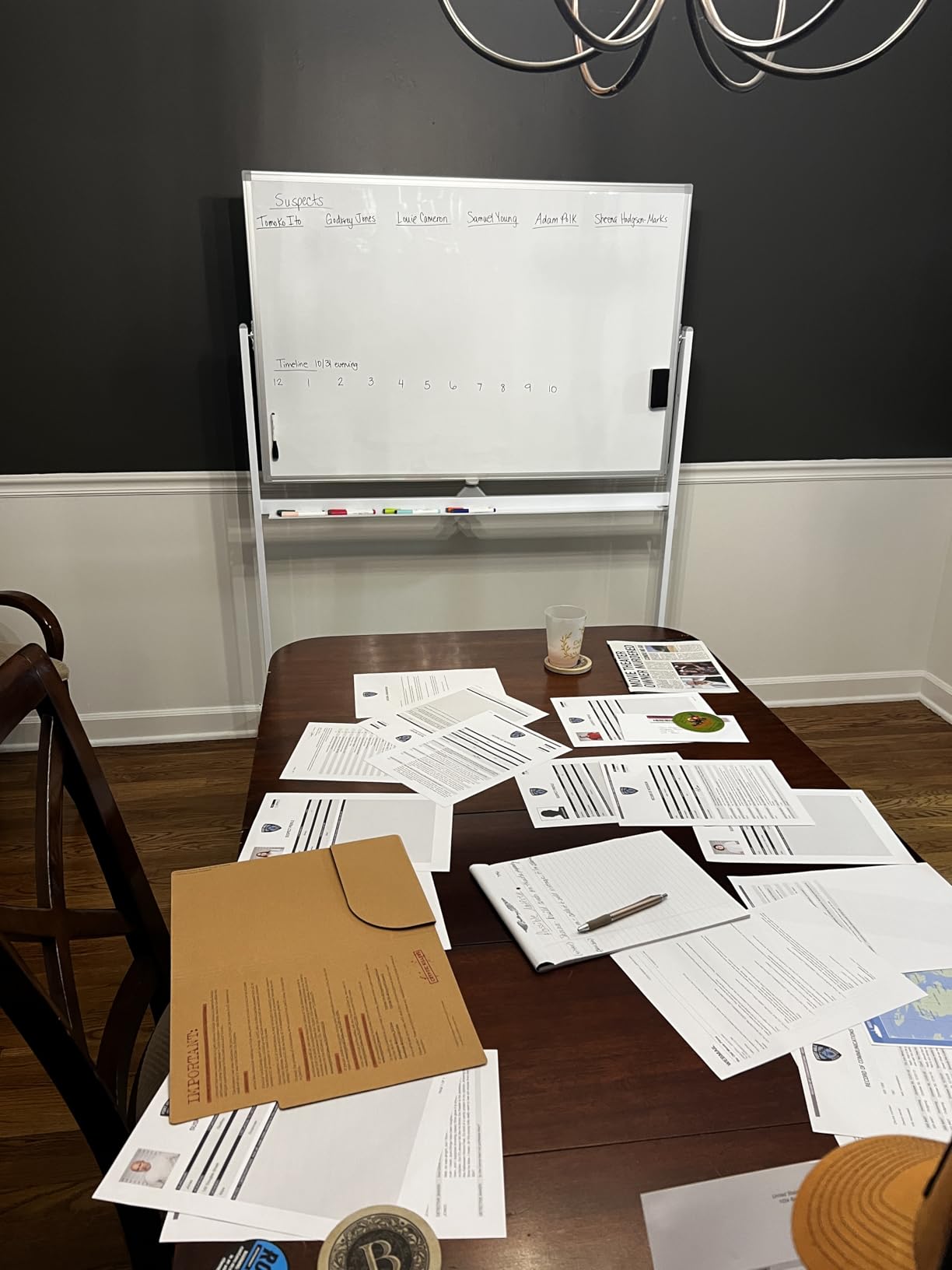 Cryptic Killers Unsolved Murder Mystery Game - Cold Case File Investigation - Detective Clues/Evidence - Solve The Crime - Individuals, Date Nights & Party Groups - Murder at The Movie Theater customer photo 1