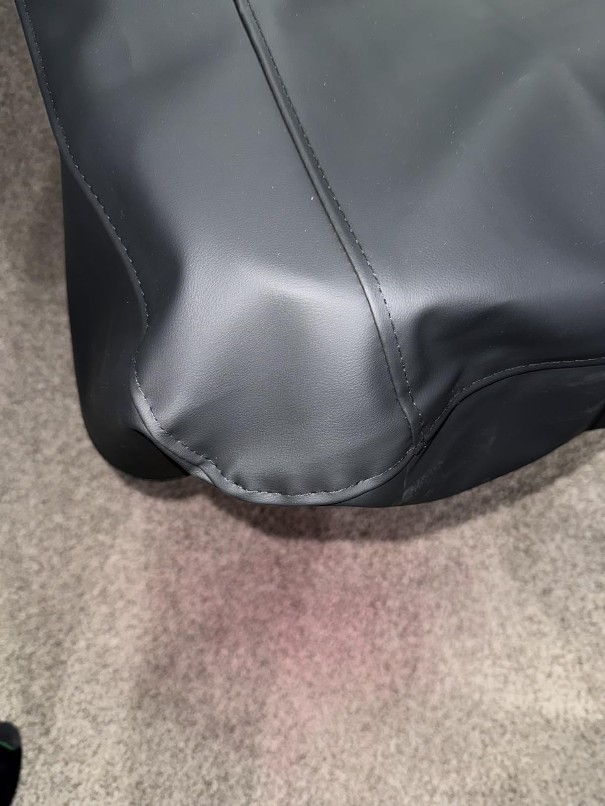 Heavy Duty Leatherette Billiard Pool Table Cover, Waterproof & Tearproof Cover for Pool Table 7/8/9FT (Black Charcoal/Matte, 8FT-(100