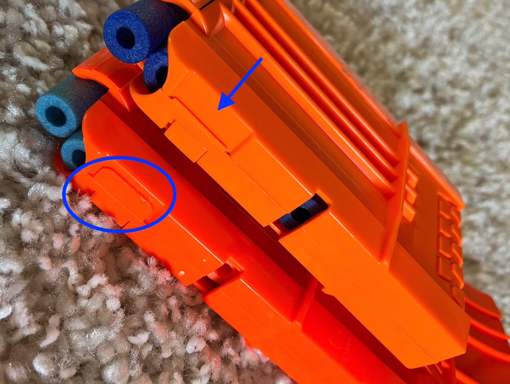 Nerf Elite 2.0 Motoblitz Blaster with Scope, Motorized 10-Dart Blasting, Airblitz 6 Darts customer photo 1