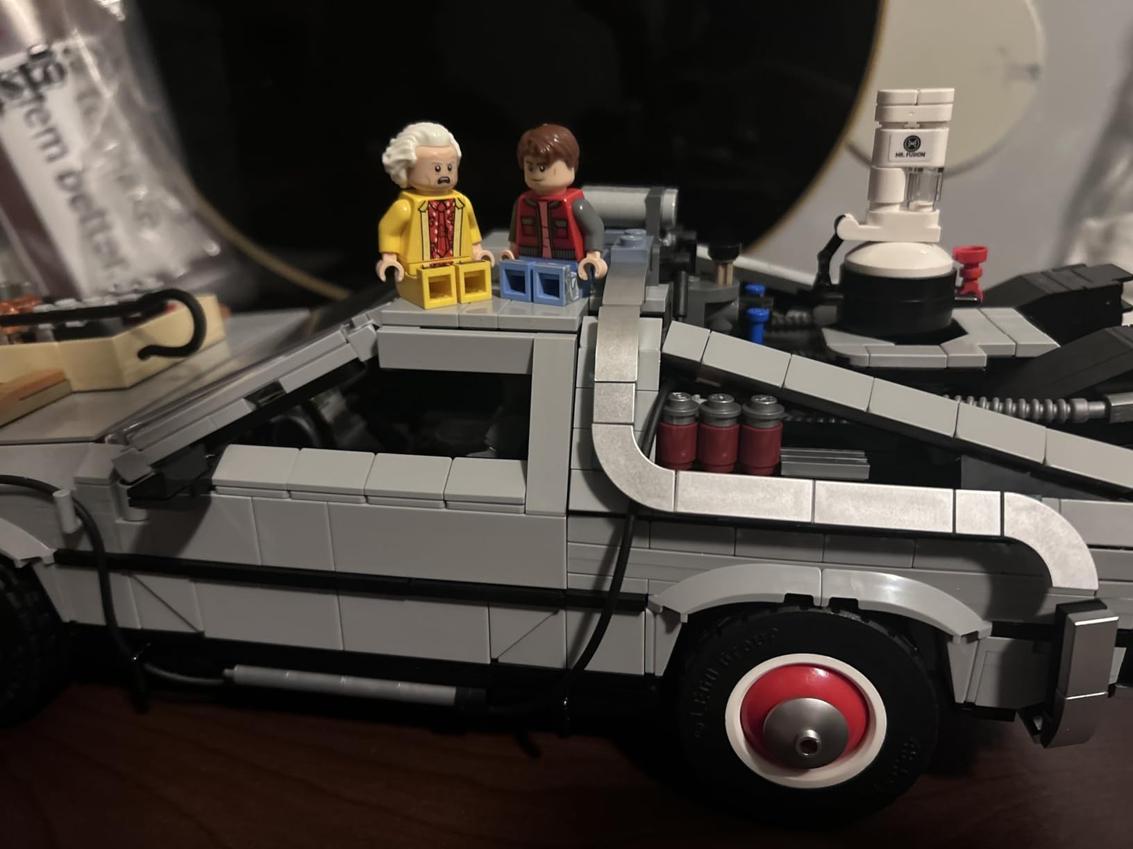 LEGO Icons Back to the Future Time Machine 10300, Model Car Building Kit Based on the Delorean from the Iconic Movie, Perfect Build for Teens and Adults Who Love to Create customer photo 2