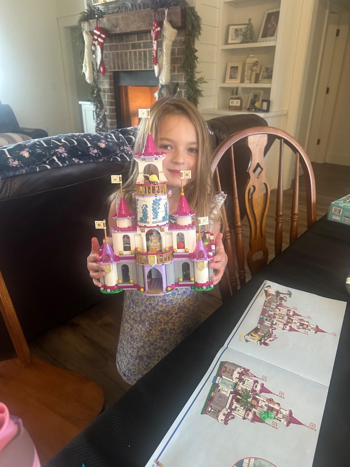 LEGO Disney Princess Ultimate Adventure Castle Building Toy 43205, Kids Can Build a Toy Castle, Gift Idea for Boys Girls with 5 Disney Princess Mini-Dolls, Ariel, Rapunzel and Snow White customer photo 1