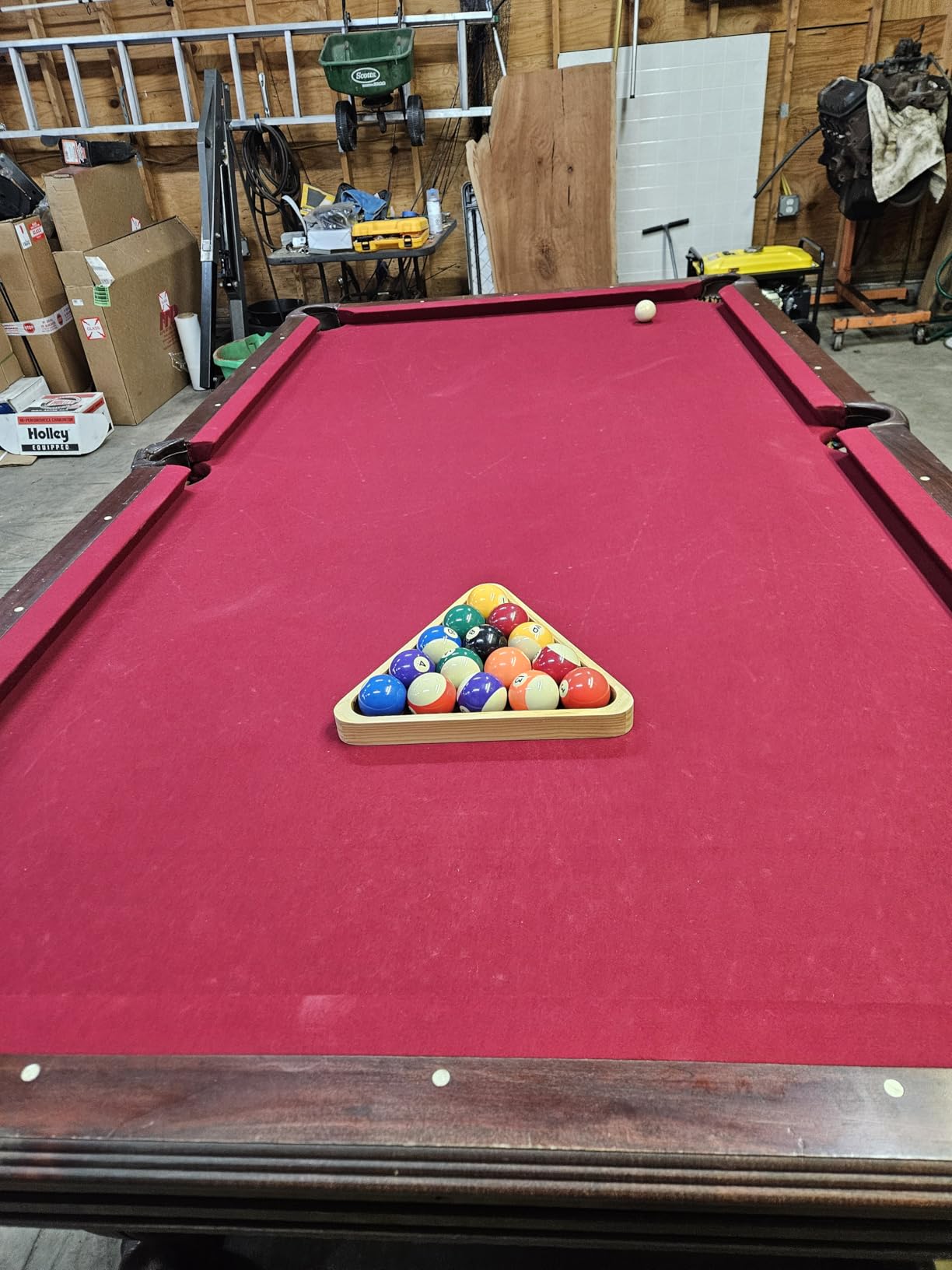 amberr Billiard Pool Table Cover, Waterproof Fade Resistant Windproof Scratch Resistant Covers Cover for Pool Table Snooker Billiard Table (Black, 8FT: 100x56x8in) customer photo 2