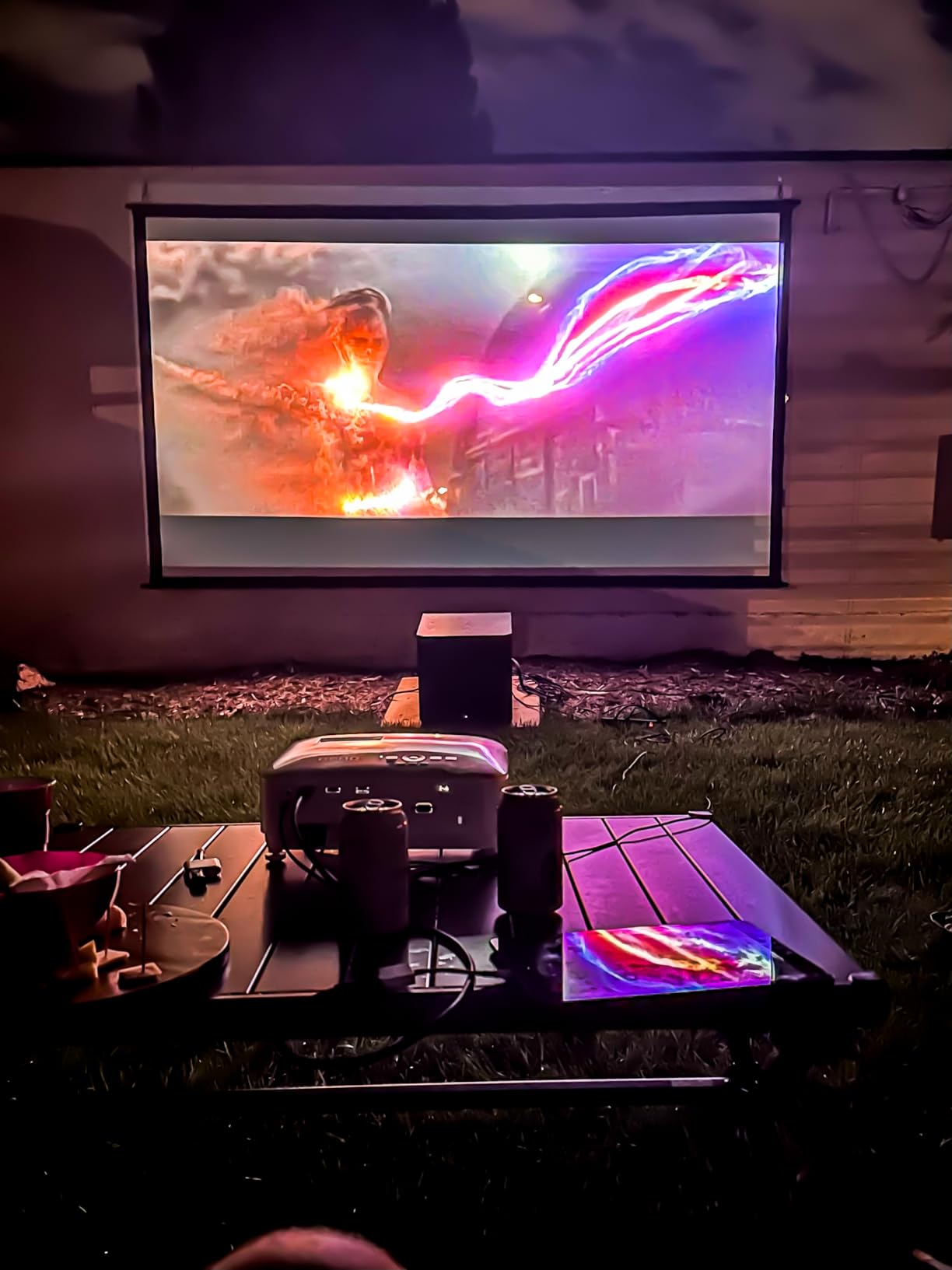 BenQ TH575 1080p Indoor Gaming Projector, 3800 LMS, 16.7ms Low Latency, Enhanced Game-Mode, Dual HDMI, 3D Ready customer photo 2