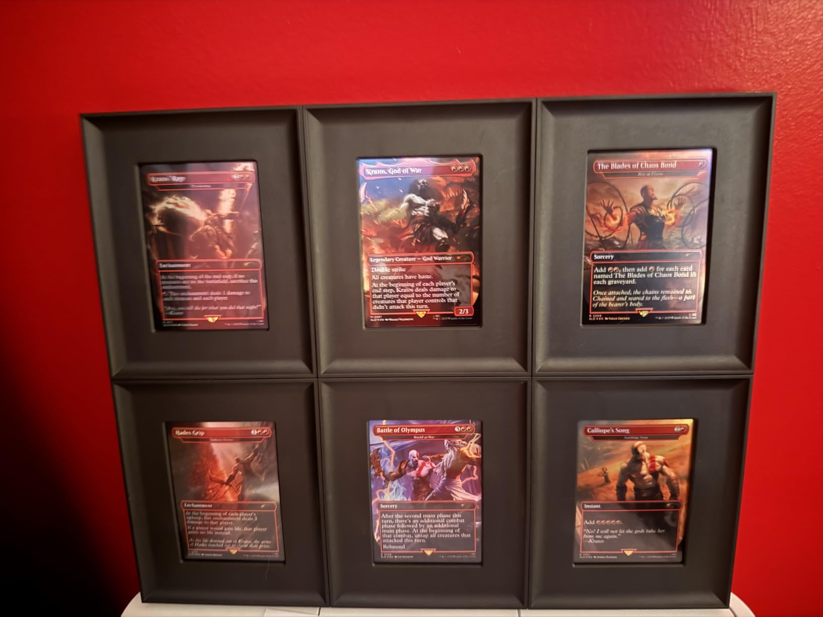 BCW Interlocking Graded Card Frames - Black - Pack of 4 | Interlocking Frames Ideal for Collectibles, Trading Cards, and Memorabilia | Wall Display Frame customer photo 1
