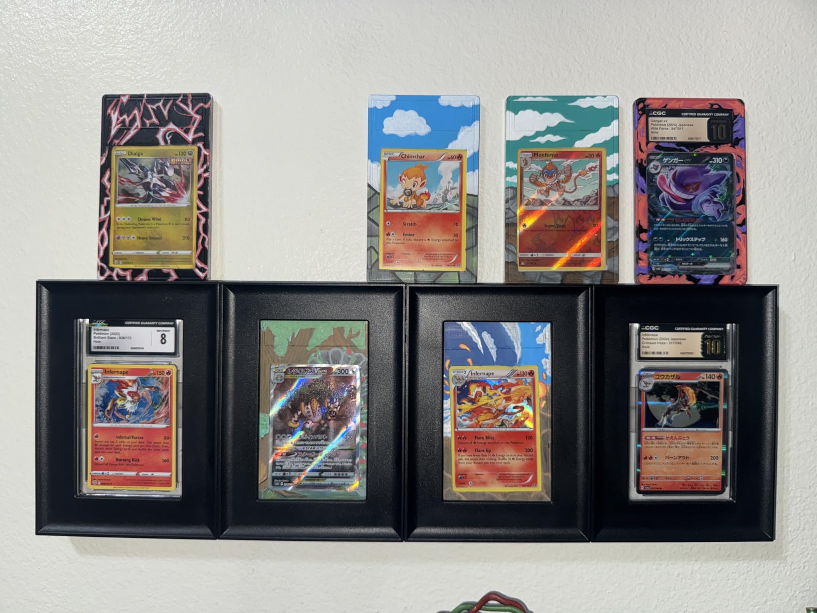 BCW Interlocking Graded Card Frames - Black - Pack of 4 | Interlocking Frames Ideal for Collectibles, Trading Cards, and Memorabilia | Wall Display Frame customer photo 2