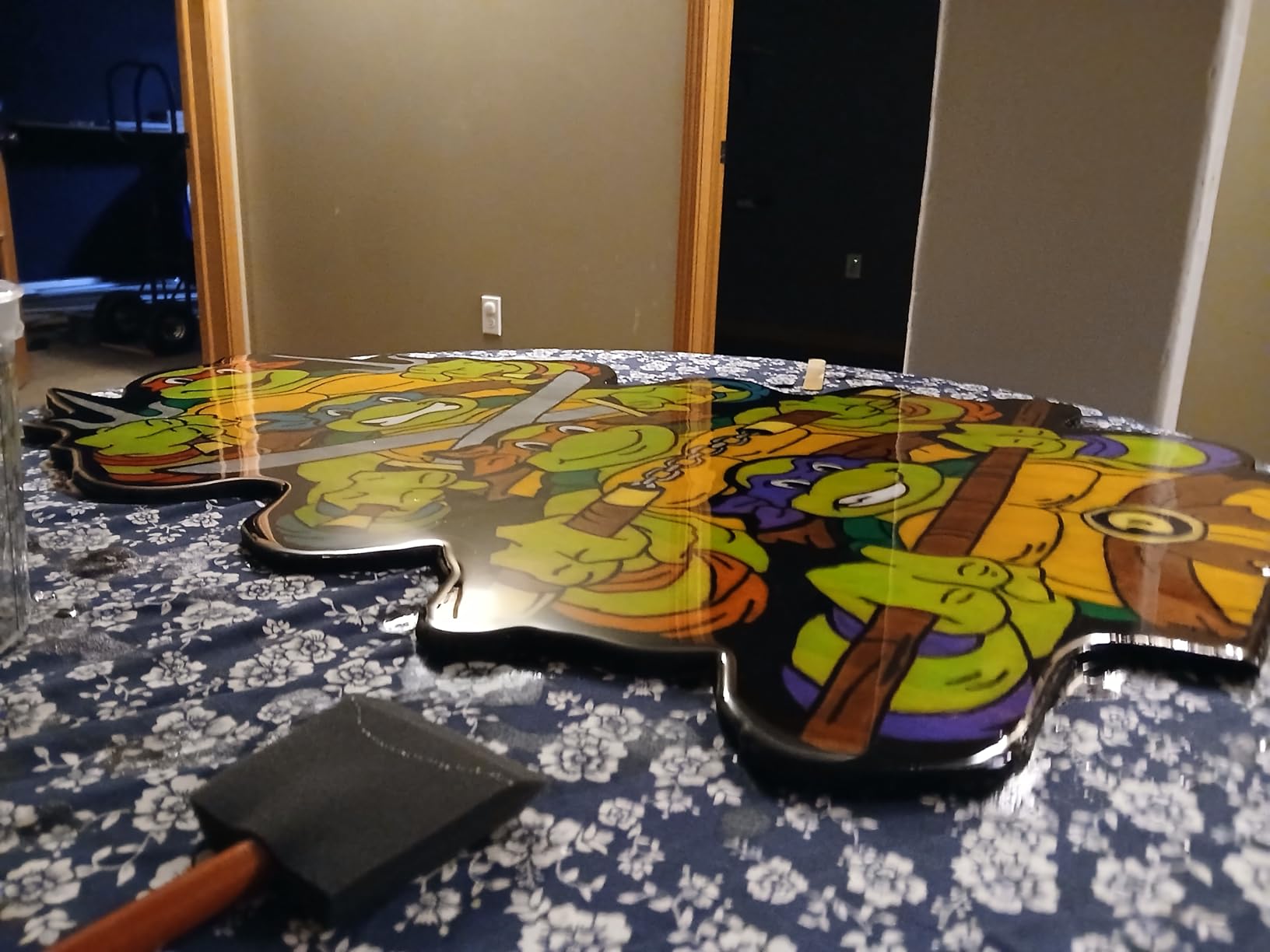 Epoxy Resin 64OZ - Crystal Clear Epoxy Resin Kit - No Yellowing No Bubble Art Resina Casting Resins for Art Crafts, Jewelry Making, Wood & Molds (32OZ x 2) customer photo 1