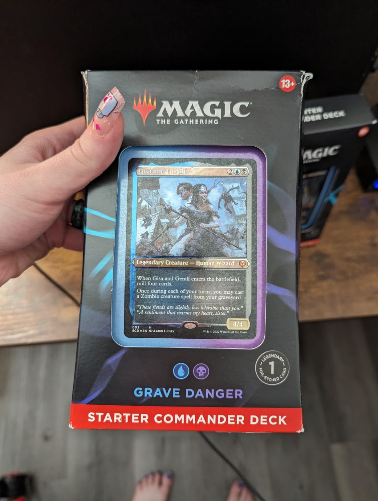 Magic: The Gathering Starter Commander Deck - Grave Danger (Blue-Black) | Ready-to-Play Deck for Beginners and Fans customer photo 1