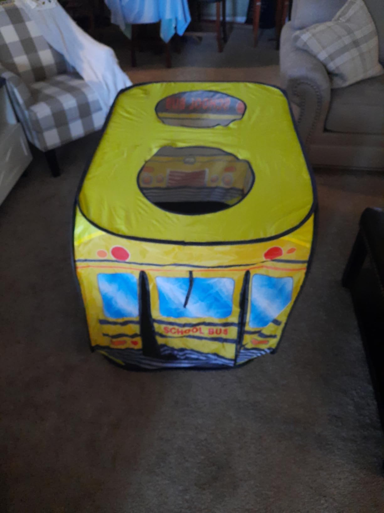 Puppet Theater for Kids, 2-in-1 Puppet Show & Lemonade Stand Pop-Up Play Tent - Playbees Foldable Theater Stage, Indoor Outdoor Pretend Play, Ages 2+, 28x20x41 in with Carry Bag, Toddler Gift customer photo 2