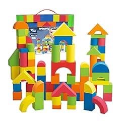 Pairez Toys Foam Building Blocks for Toddlers 2-4, 41 Pieces EVA Soft Stacking Blocks, Baby Bath Foam Toy Set, Early Learning Construction Toys & Gifts for Kids, Boys & Girls 18+ Months customer photo 2
