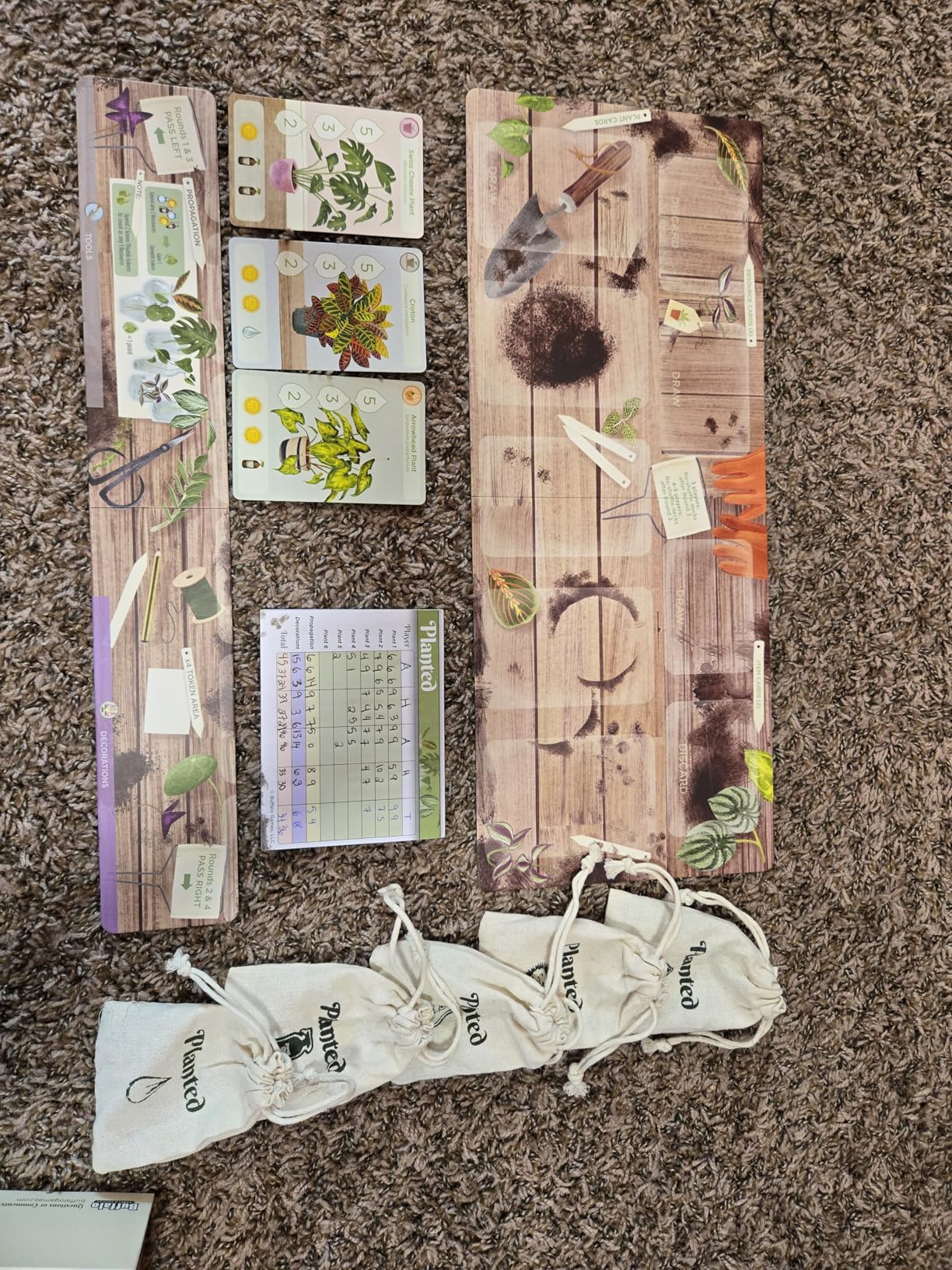 Buffalo Games Planted Strategy Board Game - 2-5 Players, Ages 10+ - Grow 42 Unique Houseplants & Manage Resources in Strategy Games - Family Board Game Night customer photo 2