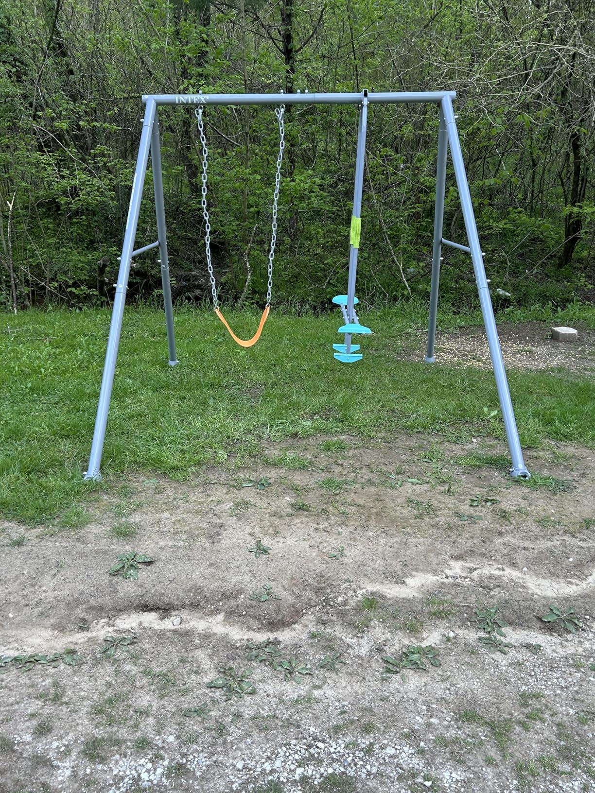 INTEX Heavy Duty Backyard Feature Swing Set customer photo 1