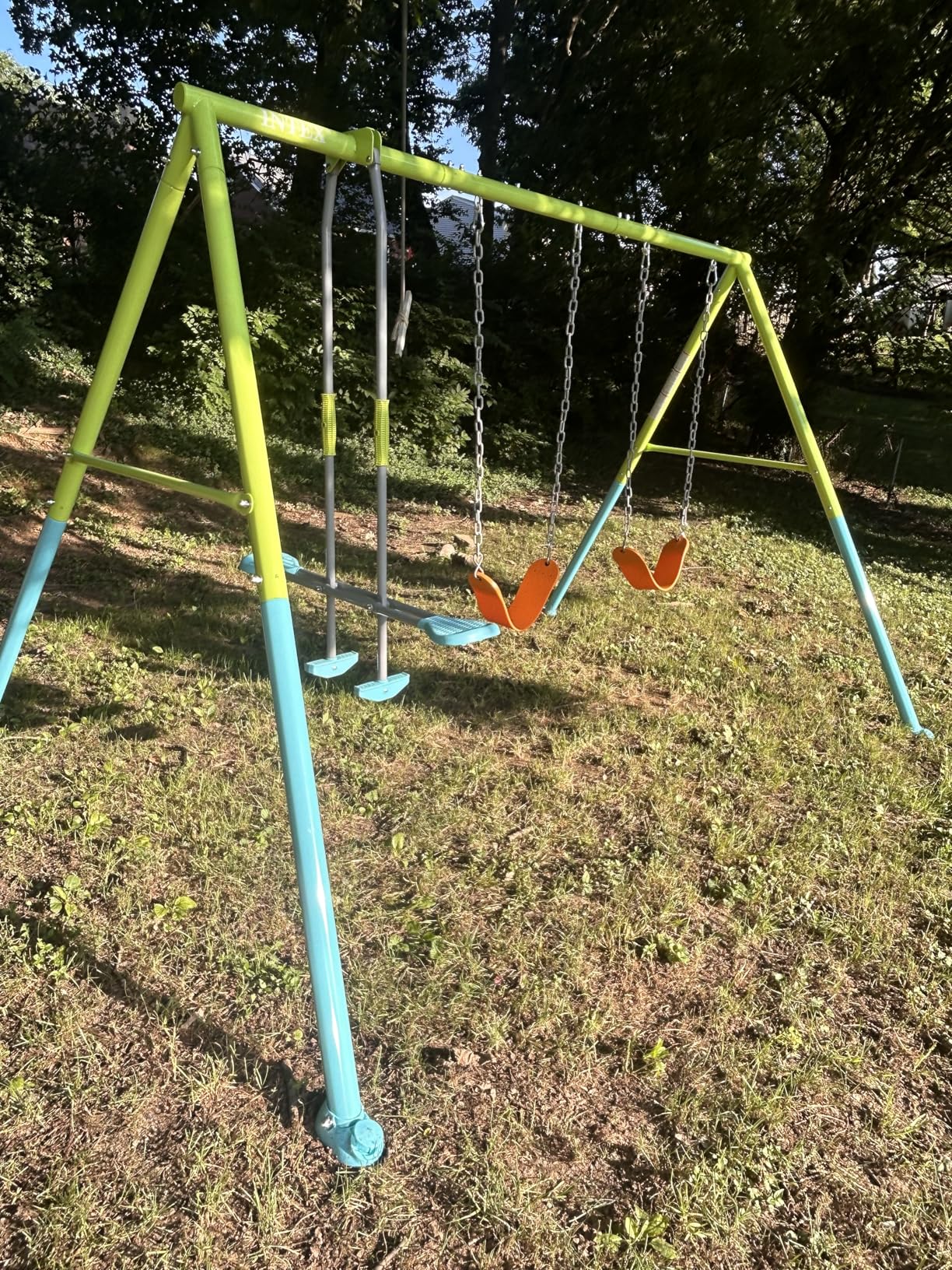 INTEX Heavy Duty Backyard Feature Swing Set customer photo 2