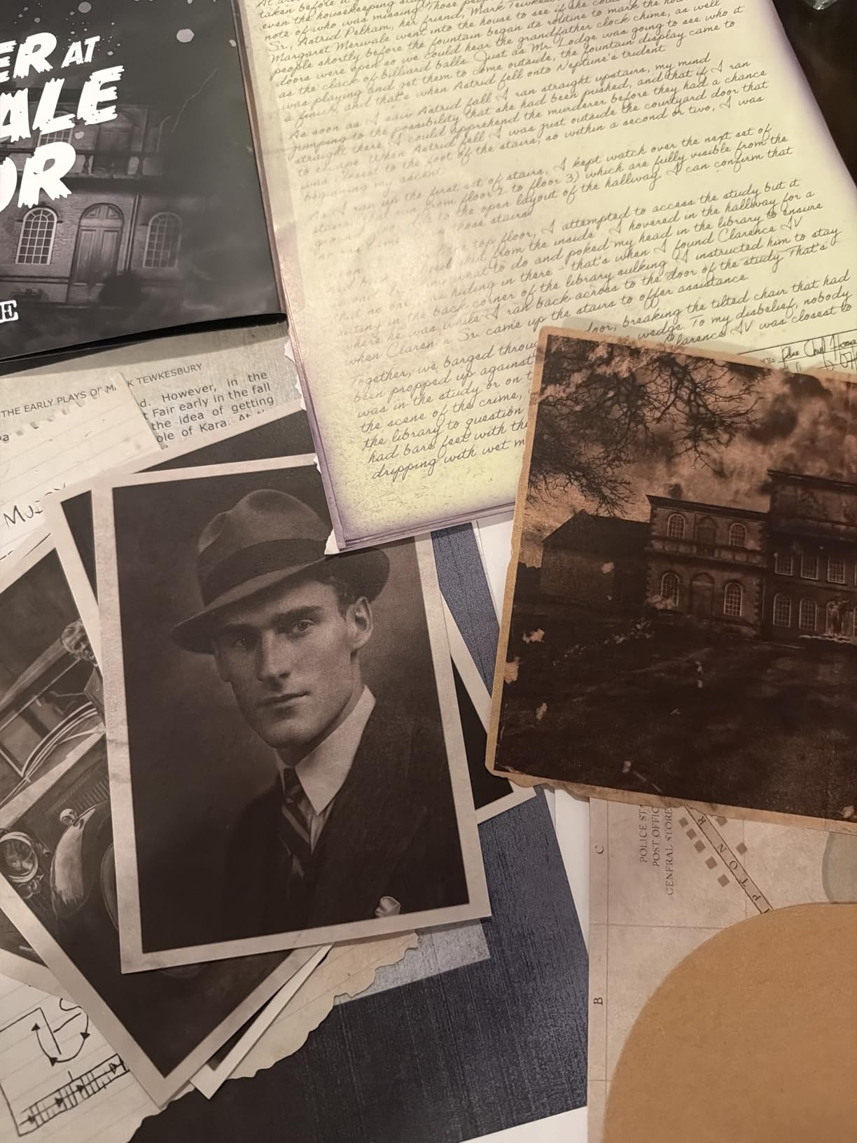 Unsolved murder mystery game - Cold Case Files Investigation - CRYPTIC KILLERS - Detective Evidence & Crime File - individuals, date nights & party games-