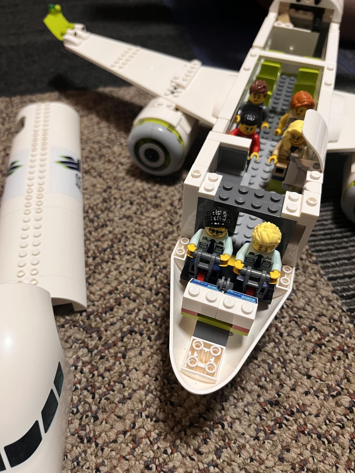 LEGO City Passenger Airplane Toy - Building Set for Boys & Girls, Ages 7+ - Educational Gift for Kids - W/Buildable Vehicle Toys & 9 Minifigures - 60367 customer photo 1