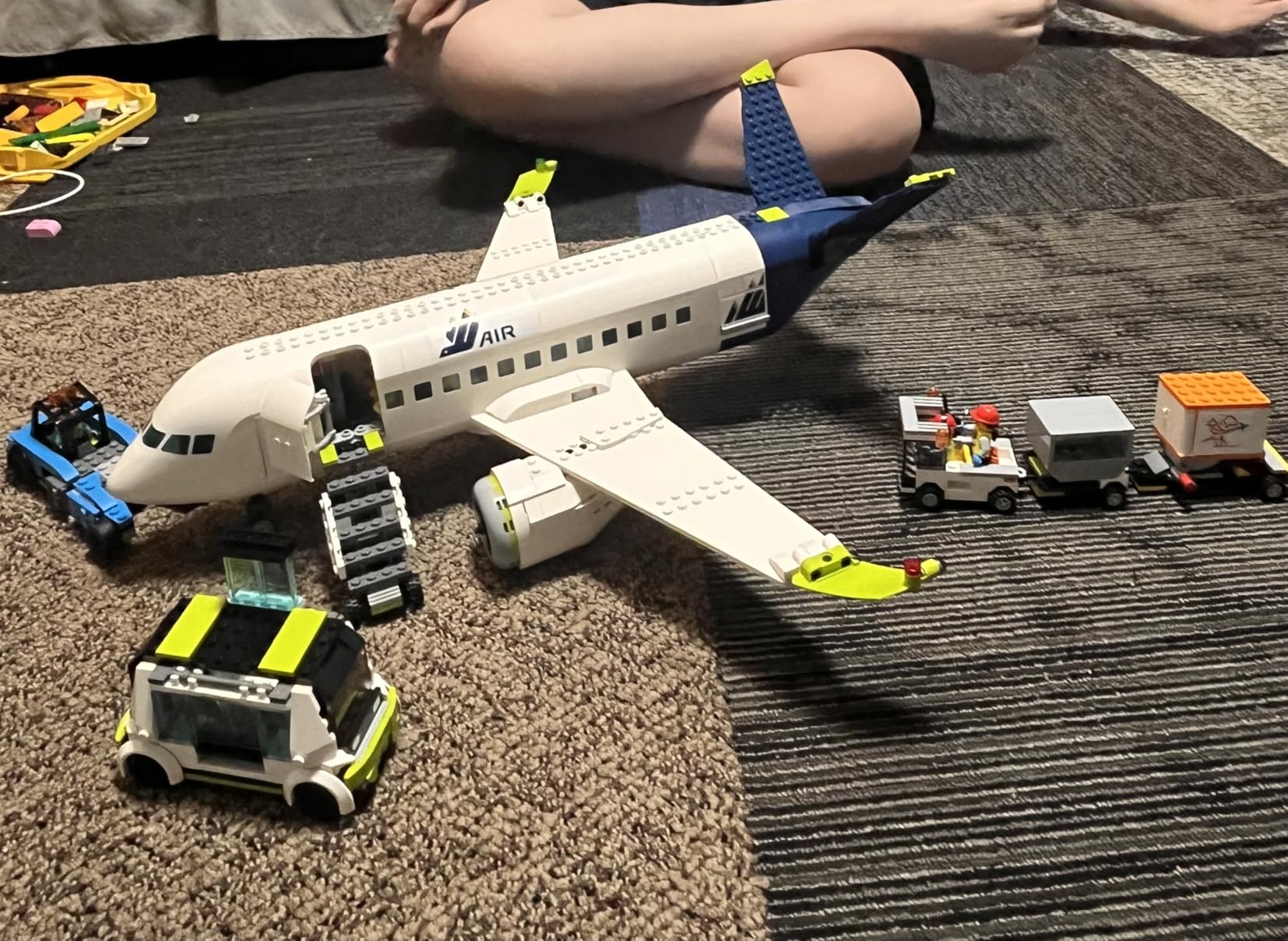 LEGO City Passenger Airplane Toy - Building Set for Boys & Girls, Ages 7+ - Educational Gift for Kids - W/Buildable Vehicle Toys & 9 Minifigures - 60367 customer photo 2