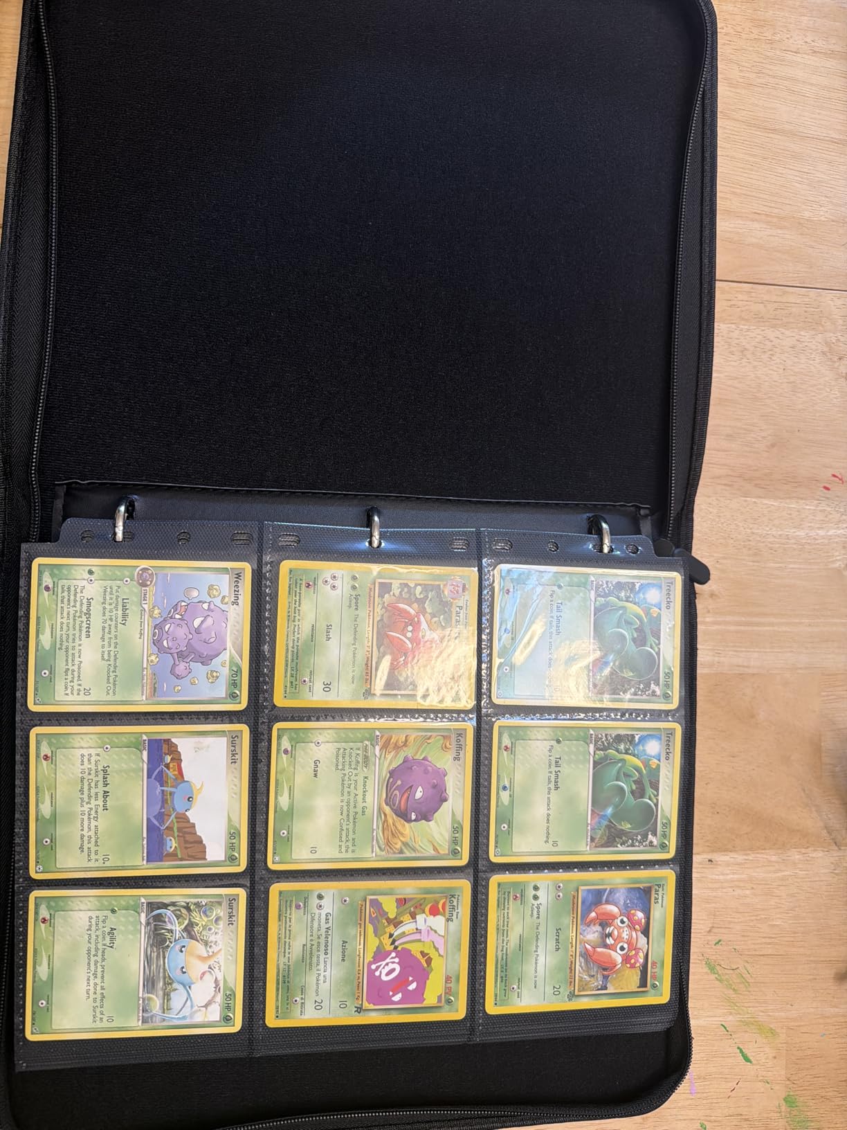 GERMUN 9 Pocket Card Binder, Premium Zip Trading Card Binder, 720 Double Sided Pocket PU Collection Binder, Collector Album for MTG, TCG, Sports Cards (Black) customer photo 1