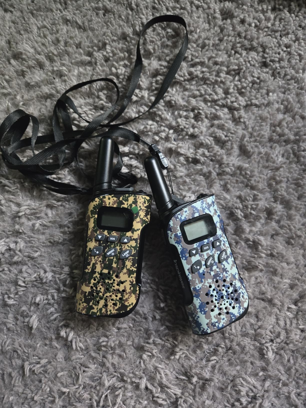 Inspireyes Kids Walkie Talkies, Rechargeable 3 Pack Long Range 2-Way Radios customer photo 1