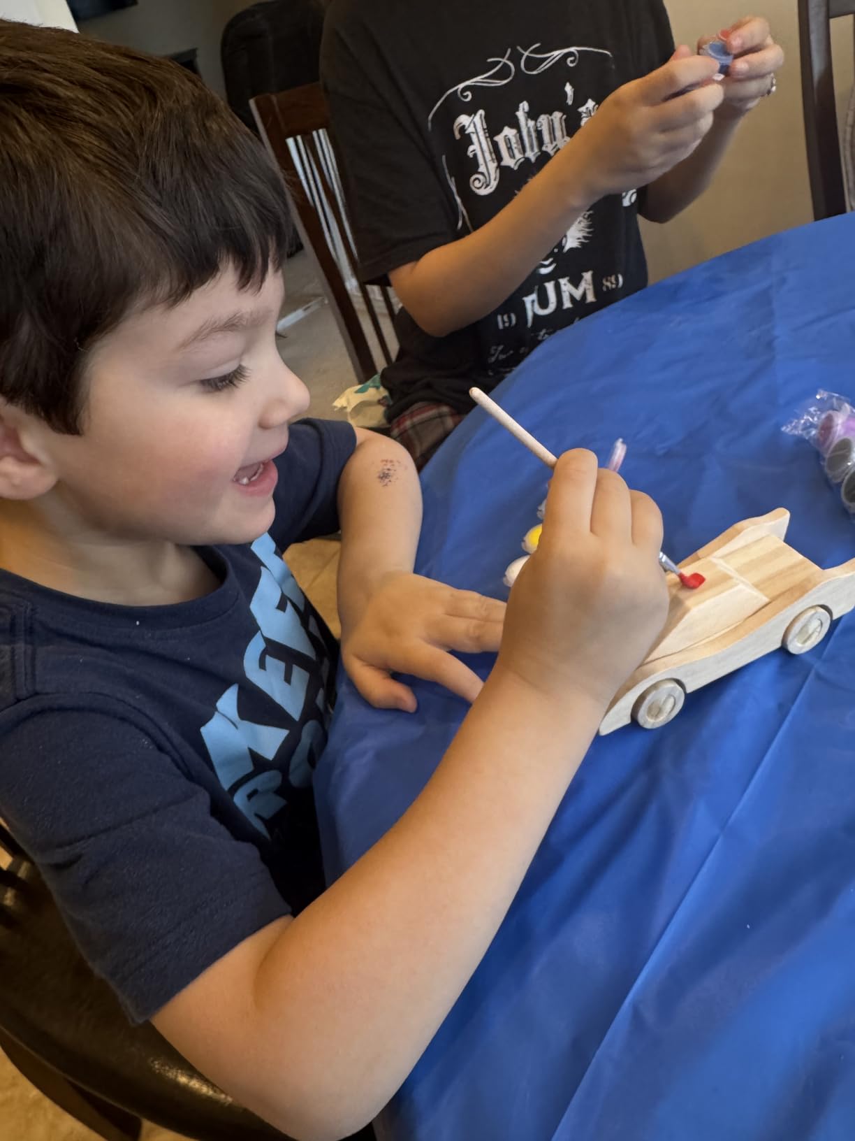 Klever Kits 4 DIY Wooden Race Cars - Build & Paint Your Own Wood Craft Kit, 4 Race Cars Toy, Easy to Assemble Arts Crafts Kit, Birthday Party Presents for Kids Boys and Girls customer photo 2