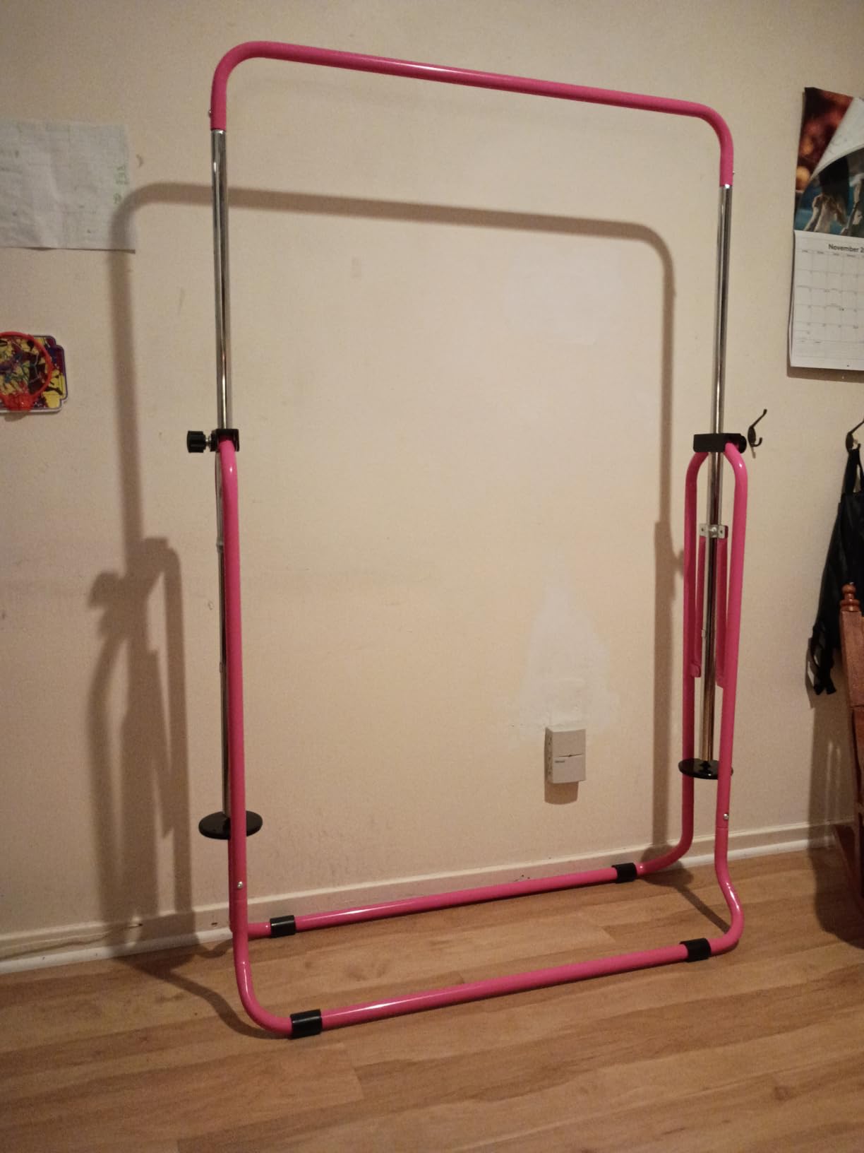 Fitvids Gymnastics Bar for Kids Height Adjustable Horizontal Kip Bar Folding Gymnastics Junior Training Bar customer photo 1