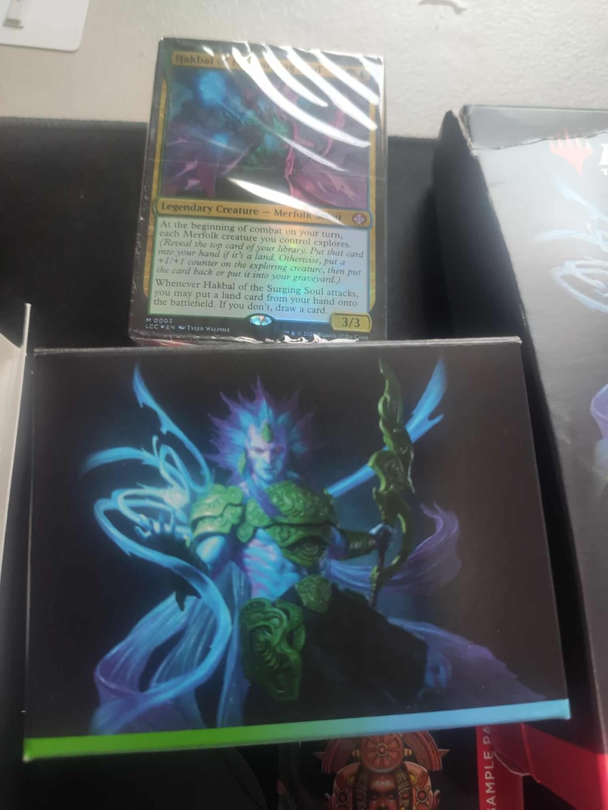 Magic: The Gathering The Lost Caverns of Ixalan Commander Deck - Explorers of the Deep (100-Card Deck, 2-Card Collector Booster Sample Pack + Accessories) customer photo 2