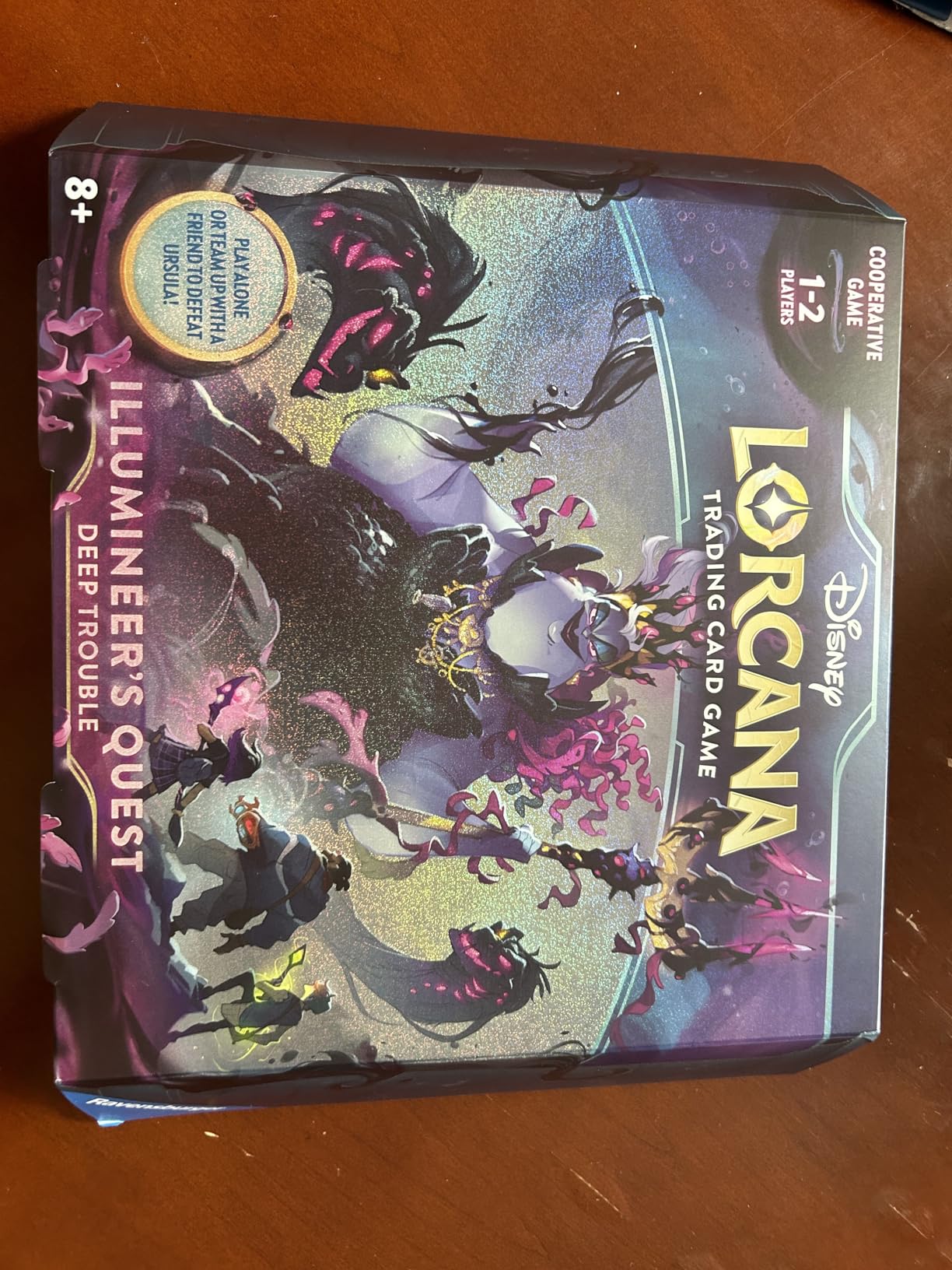 Ravensburger Disney Lorcana TCG: Illumineer's Quest - Deep Trouble | Cooperative Adventure Against Ursula | Includes Exclusive Cards & Playmat | Solo or Team Play | Ages 8+ customer photo 1