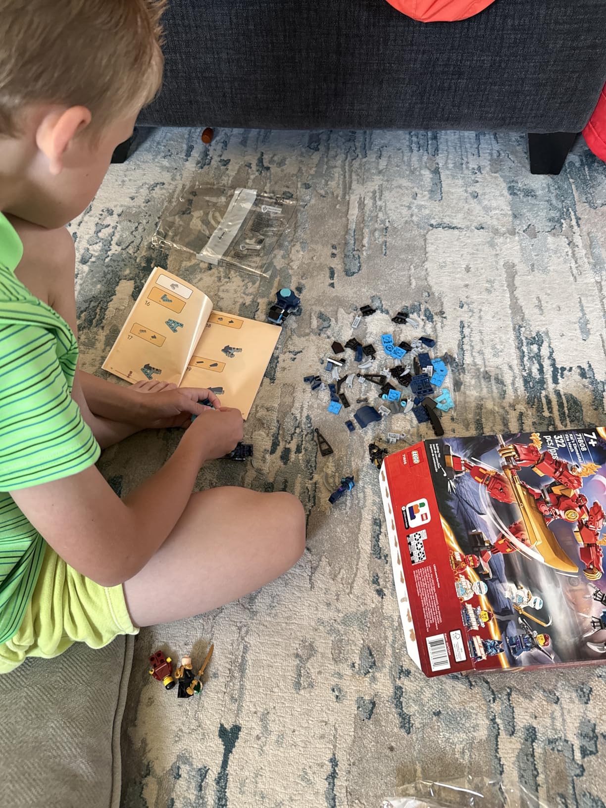 LEGO NINJAGO Kai's Elemental Fire Mech Action Figure 71808, Ages 7+ customer photo 1