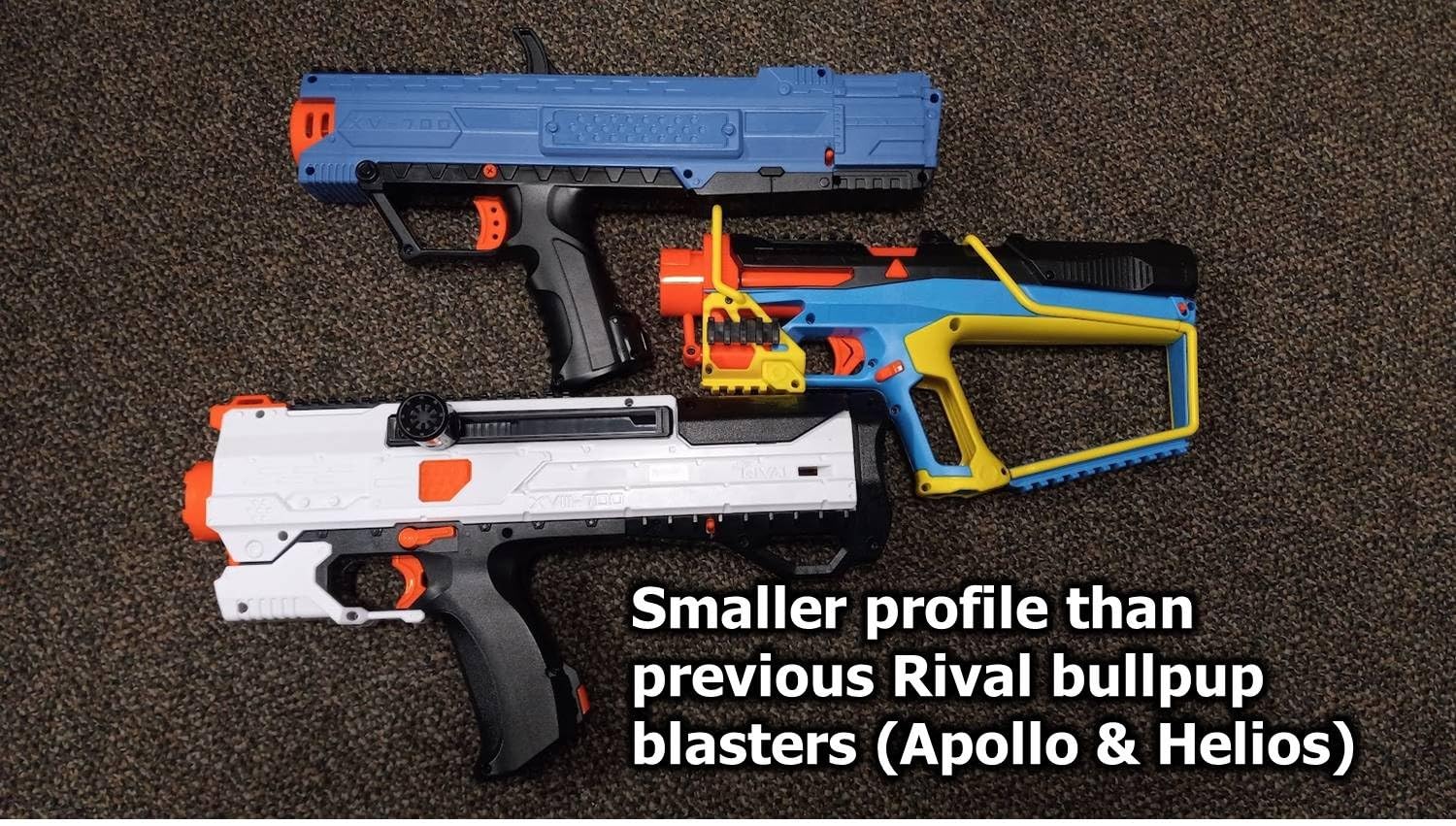 Nerf Rival Mirage XXIV-800 Blaster, 10 Nerf Rival Accu-Rounds, 2 Ways to Load, 8 Round Removable Magazine, Pump Action Priming customer photo 1