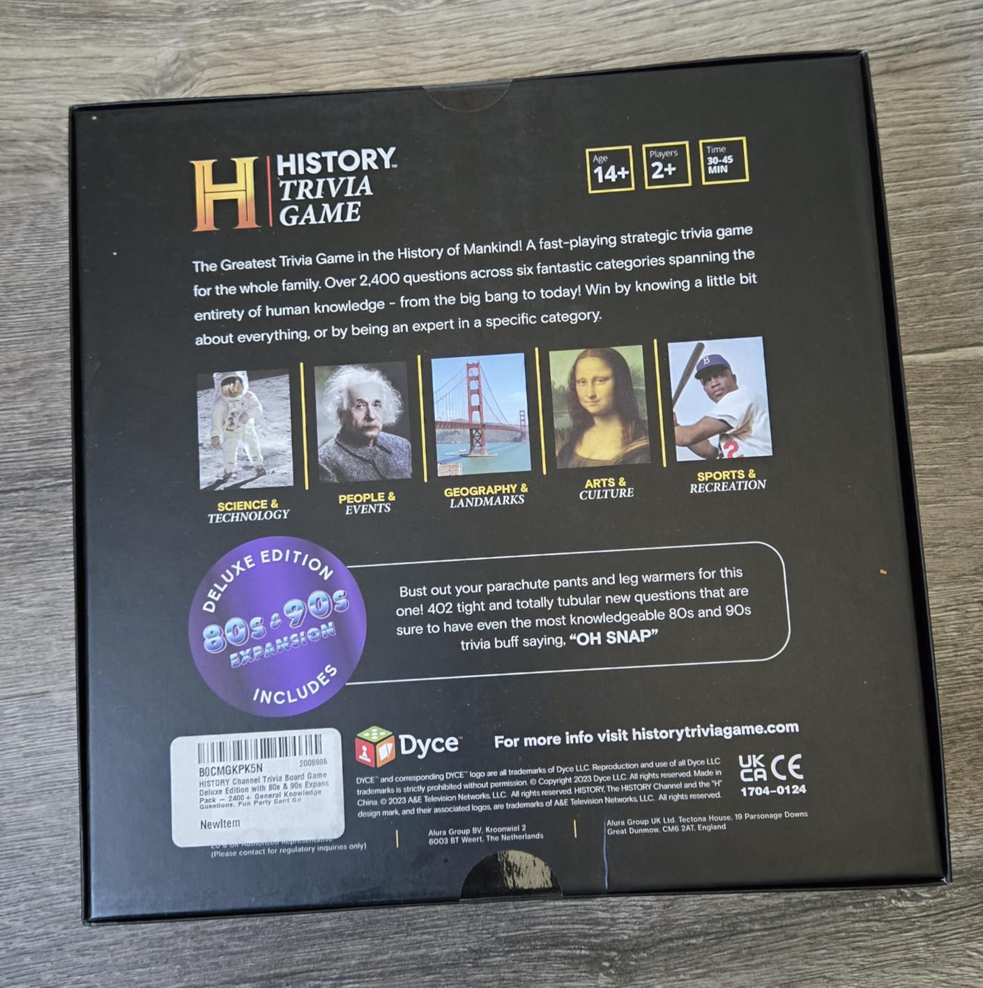 HISTORY Channel Trivia Game Deluxe - 2400 General Knowledge Questions Including 80s & 90s Trivia | HISTORY Trivia Card & Party Game for Adults, Families & Board Game Night customer photo 2