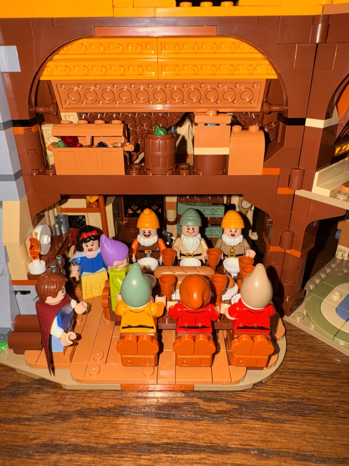 LEGO Disney Snow White and The Seven Dwarfs' Cottage Building Kit for Adults, Build and Display Disney Princess Set with 10 Minifigures Including Snow White, Gift for Fans of The Classic Movie, 43242 customer photo 2