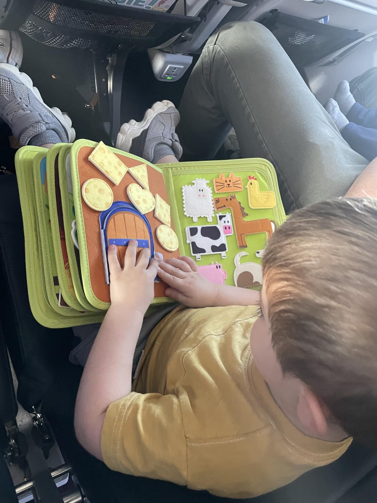 hahaland Busy Book for Toddlers 1-3 - Montessori Toys Busy Board for 1 Year Old Boy Gifts Girl Toys Educational Learning Quiet Activity Books Toddler Travel Toys for One Year Old Birthday Gift customer photo 1