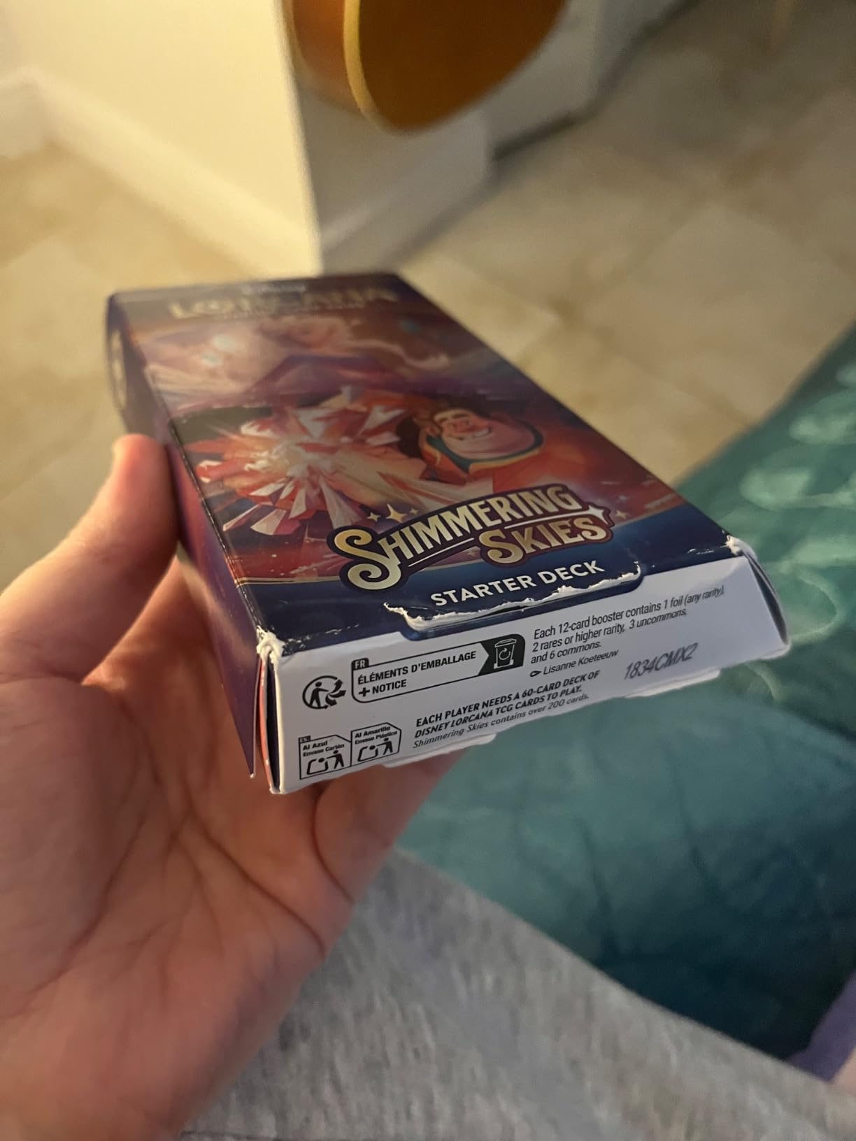 Ravensburger Disney Lorcana TCG: Shimmering Skies - Amethyst & Ruby Single-Player Starter Deck | Engaging Gameplay | Over 200 Original Disney Artworks | Ideal for Ages 8+ customer photo 1