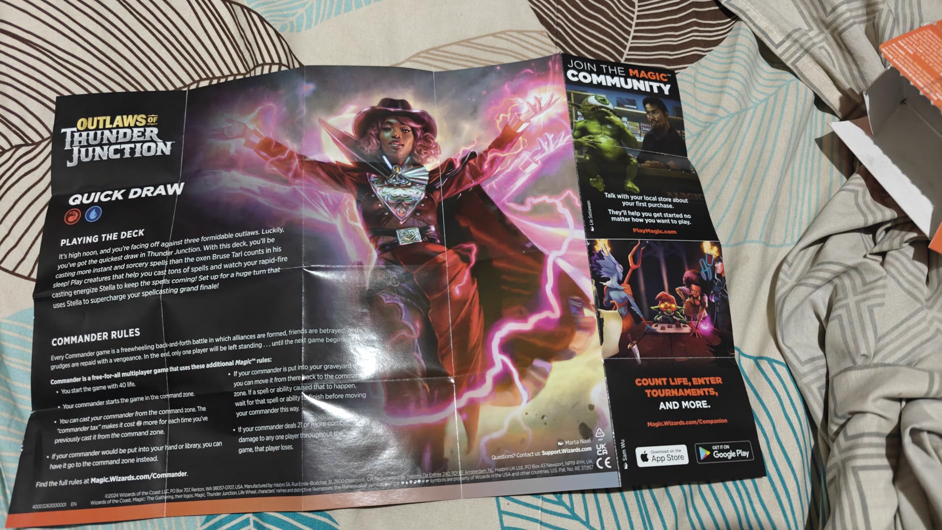 Magic: The Gathering Outlaws of Thunder Junction Commander Deck - Desert Bloom (100-Card Deck, 2-Card Collector Booster Sample Pack + Accessories) customer photo 2
