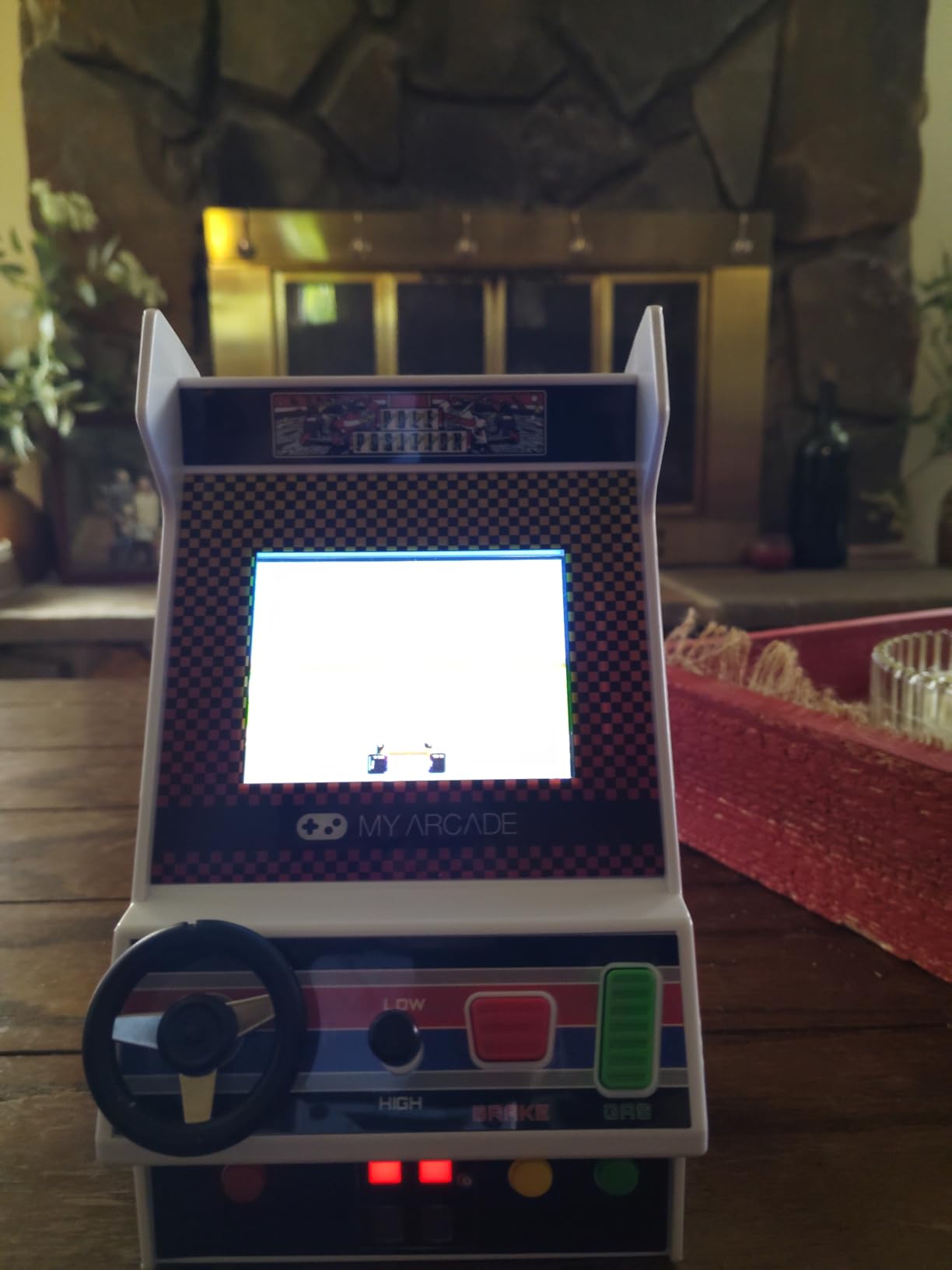My Arcade Pole Position Racing Player: Handheld Game for Kids and Adults, 2 Games, Real Racing Controls, Portable Gaming, 3.5 inch Screen customer photo 2