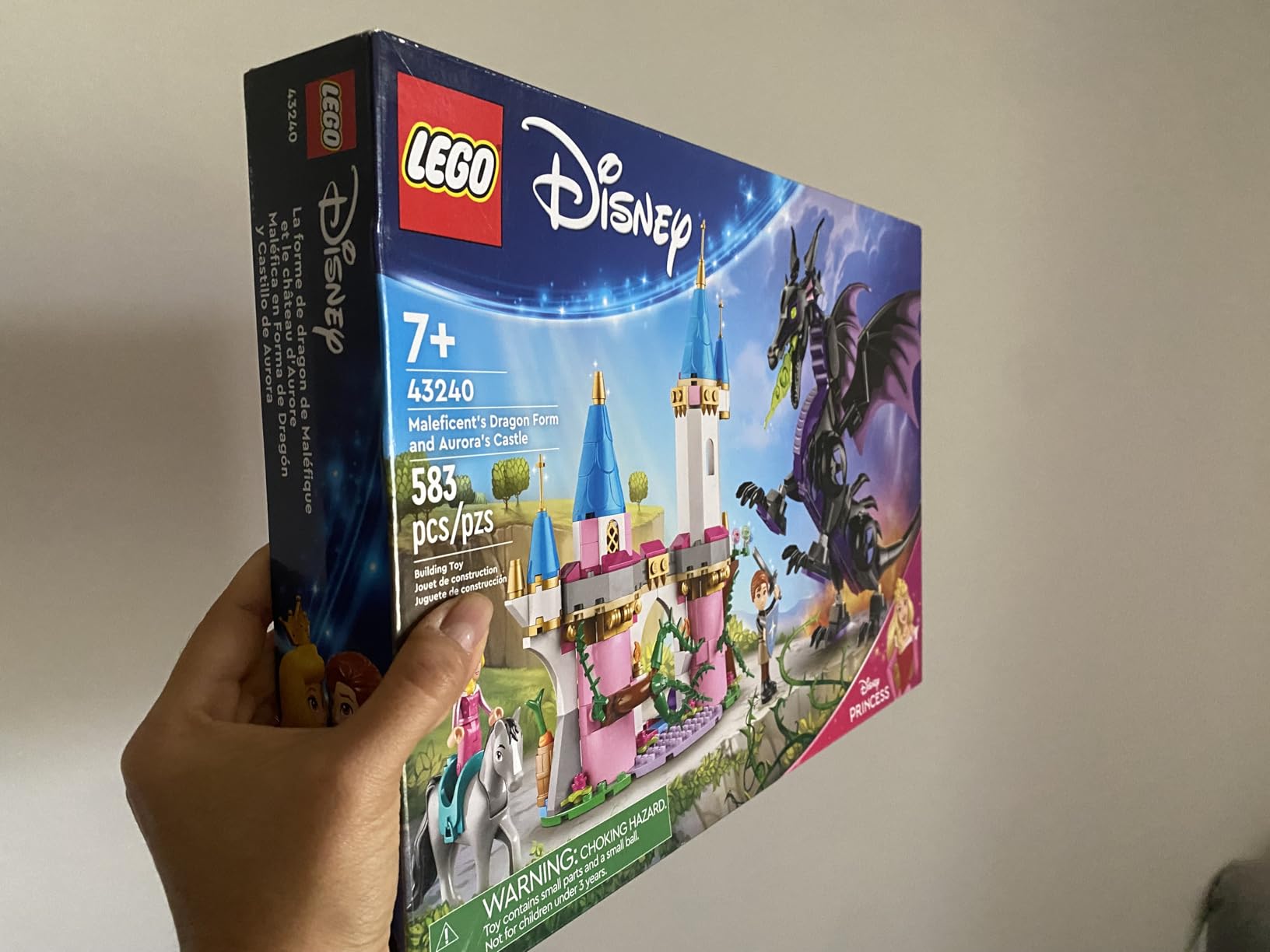 LEGO Disney Princess Maleficent's Dragon Form Building Set for Kids and Sleeping Beauty Fans, Disney Princess Figure, Castle Toy, Fun Gift Idea for Girls and Boys Ages 7 Plus Who Love Aurora, 43240 customer photo 1