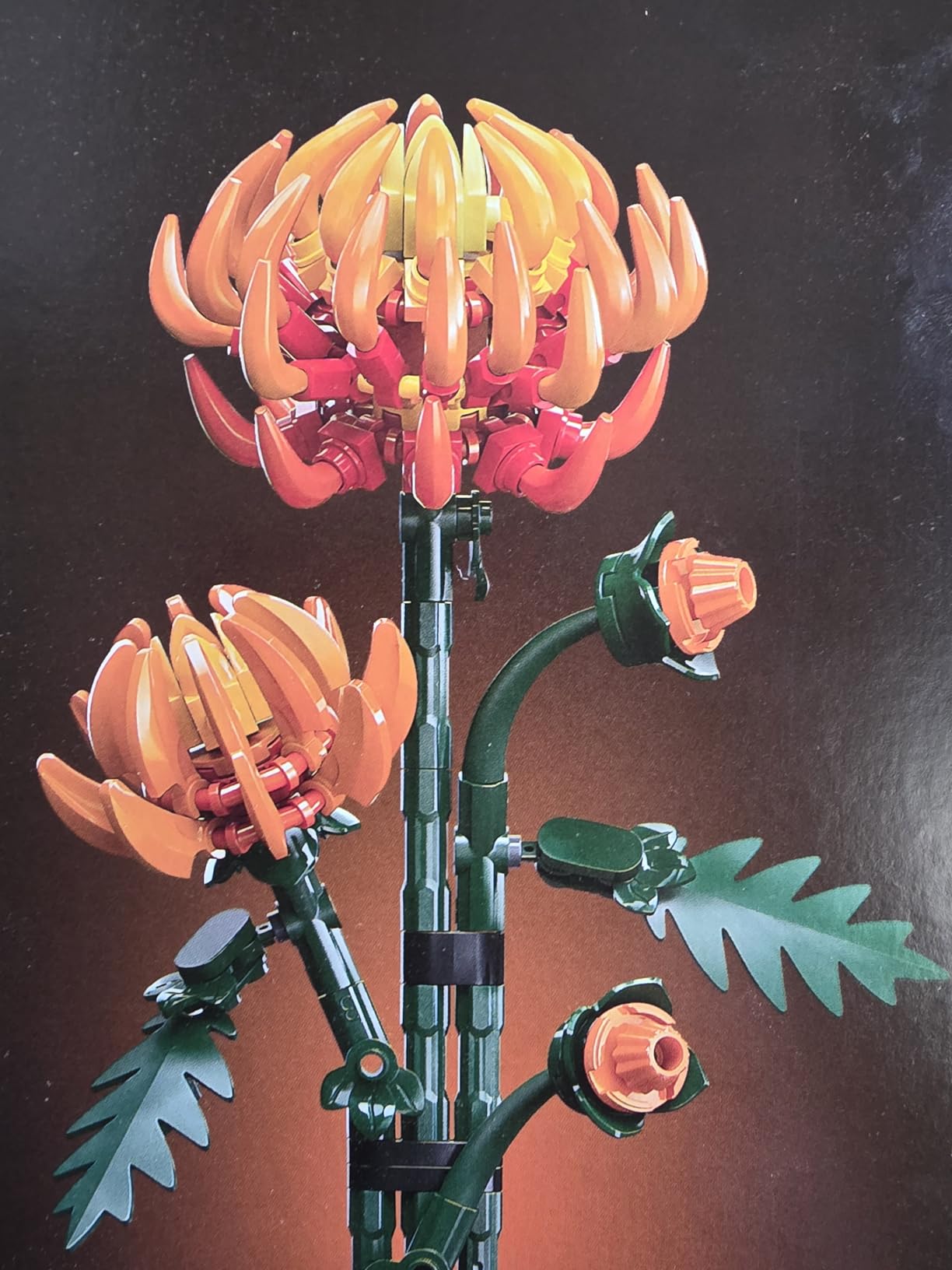 LEGO Botanicals Chrysanthemum Building Set for Adults Ages 18+ - Artificial Flower for Centerpieces (10368) customer photo 2