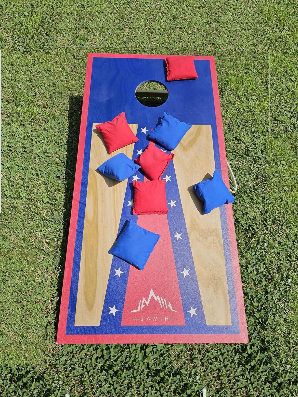 Himal Outdoors Cornhole Board Set, Choose 4 x 2 Feet Game Boards Includes 8 Corn Hole Toss Bags customer photo 1