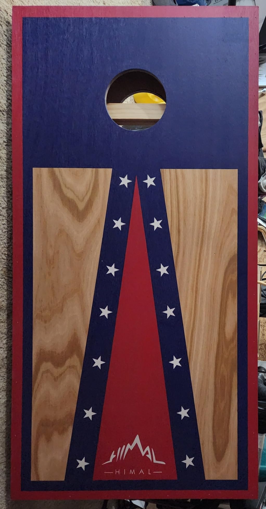 Himal Outdoors Cornhole Board Set, Choose 4 x 2 Feet Game Boards Includes 8 Corn Hole Toss Bags customer photo 2
