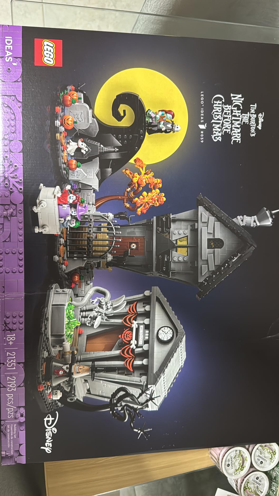 LEGO Disney Tim Burton's The Nightmare Before Christmas Decor - Building Set for Adults for Display, Ages 18+ - Collectible DIY Craft for Fans of Iconic Movie with Minifigures Included - 21351 customer photo 2
