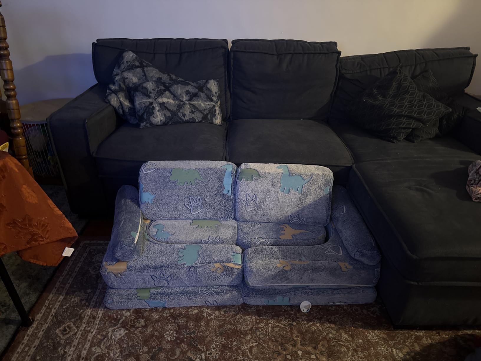 IFNOW Star Modular Kids Play Couch for Toddlers 1-3, Convertible & Washable Toddler Foam Couch for Playroom & Living Room, Glow-in-the-Dark, Apartment Friendly CPC Certified Building Fort Play Couch customer photo 1