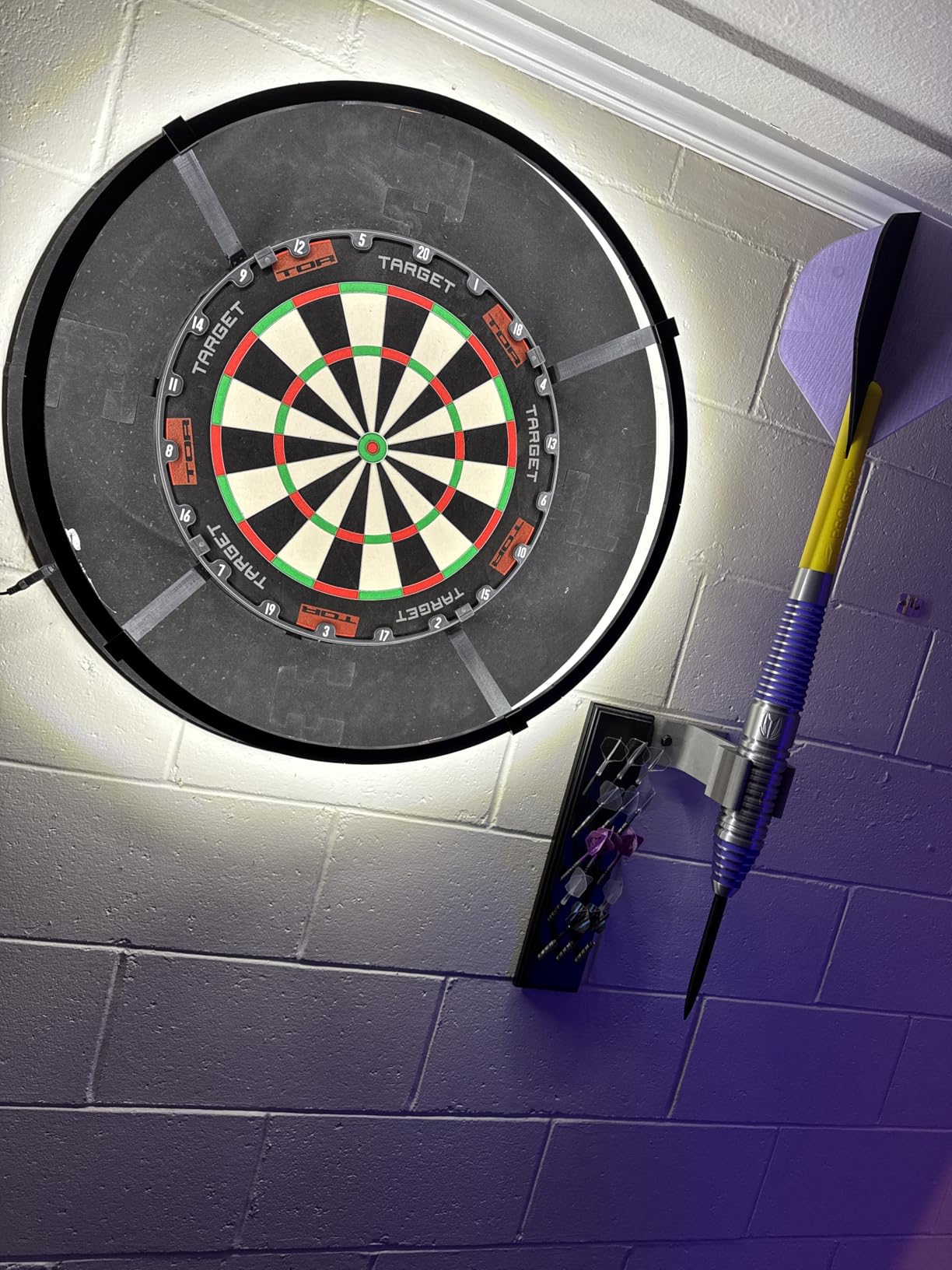 Target Darts TOR Dartboard & Dart Board Bundles | Competition Standard Steel Tip Board with Fixing Kit | Also Available: Special Edition Luke
